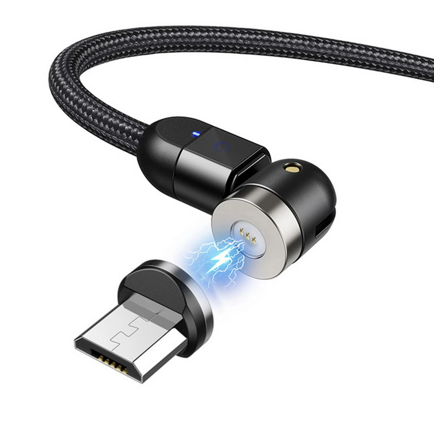 Wtyk „Maclean“ „MicroUSB“ kištuko ir magnetinio USB kabelio, MCE477, rinkinys
