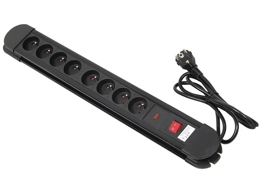 MACLEAN MCE11 Maclean MCE11 Power Strip 8 lizdas su jungikliu