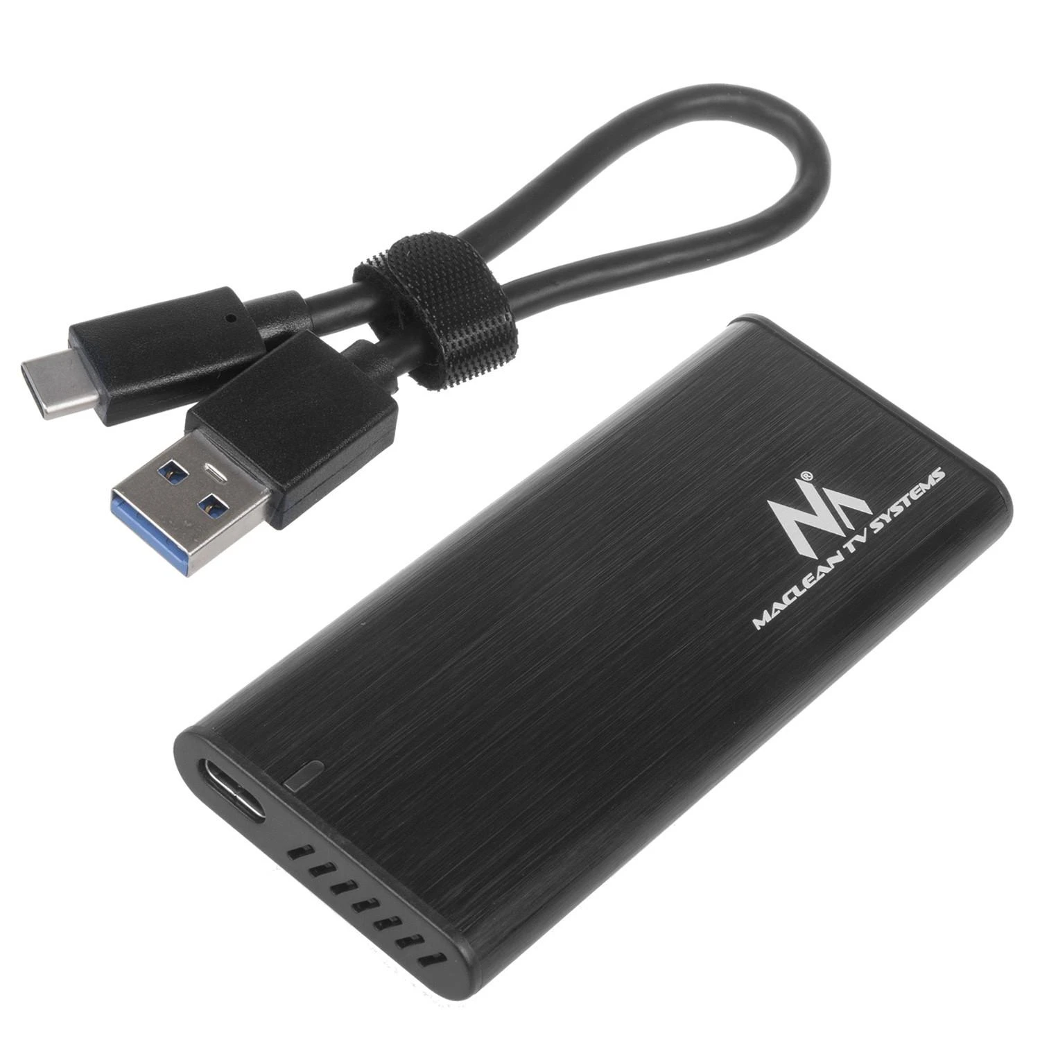 Maclean SSD korpusas su USB laidu