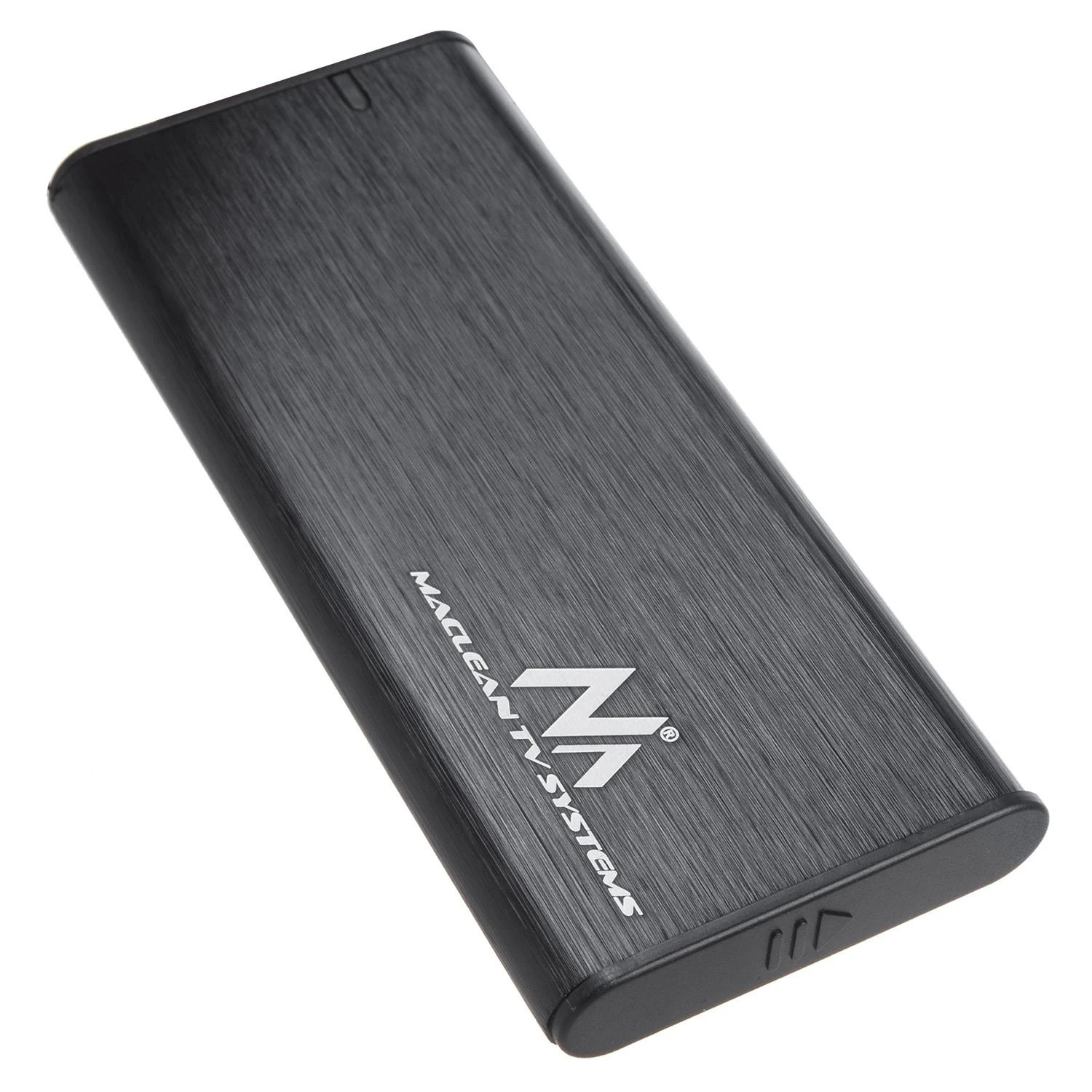Obudowa „Maclean“ SSD korpusas, M.2, NVMe (PCIe), NGFF (SATA), USB 3.1, dydžiai 2230/2240/2260/2280, aliuminio korpusas, MCE443