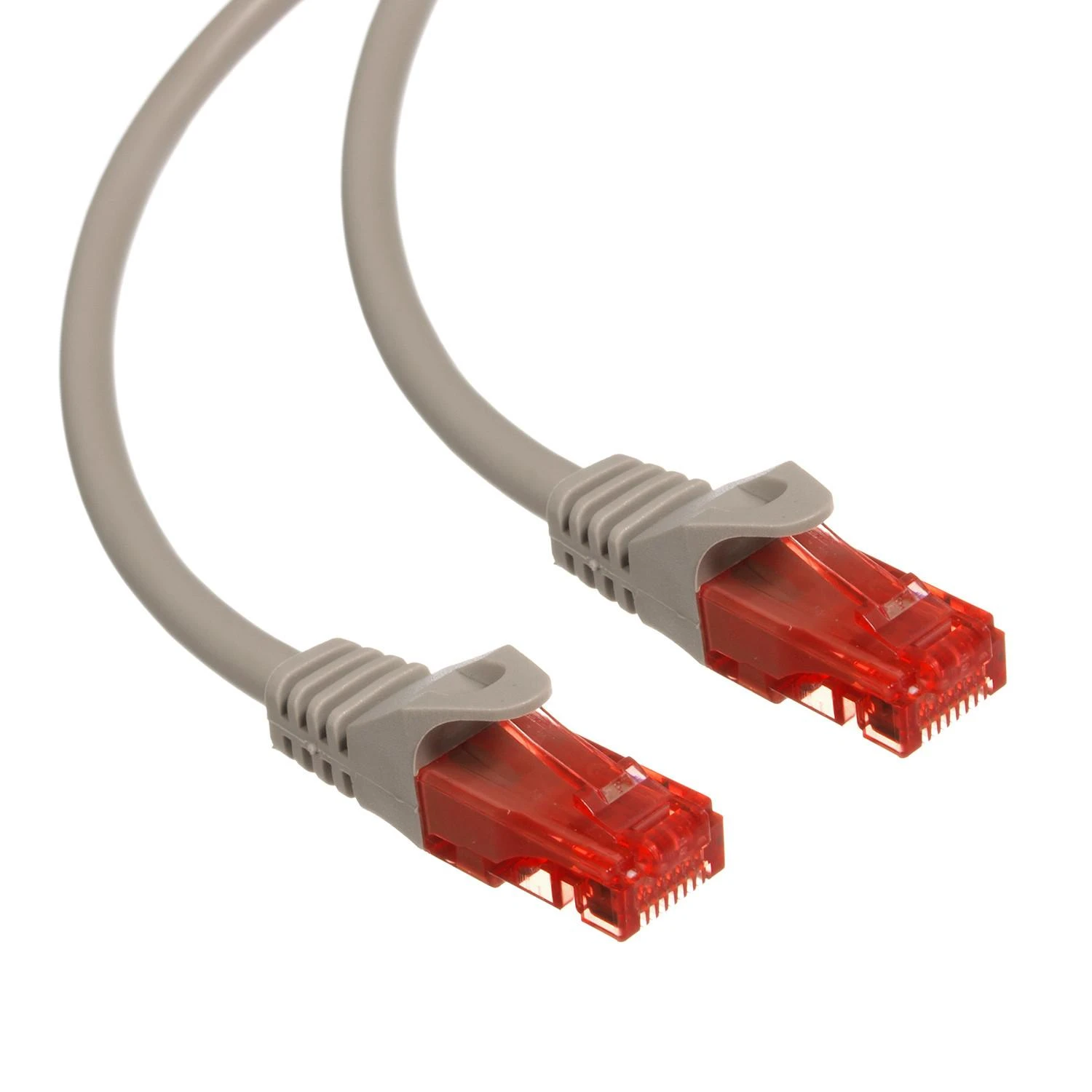 MACLEAN MCTV-301S Maclean MCTV-301S Patchcord UTP cat6 Kabelio kištukas-kištukas 1m sidabrinis