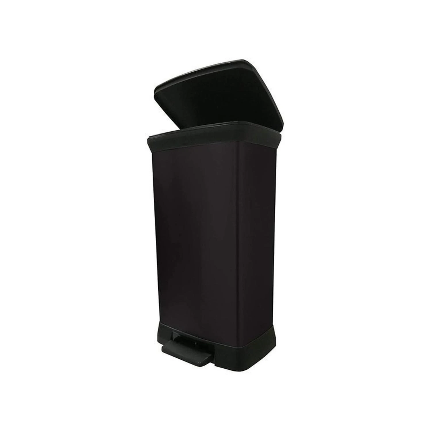Curver Kibiras su pedalu Deco Bin, metalizuotas, 50 l, juodas