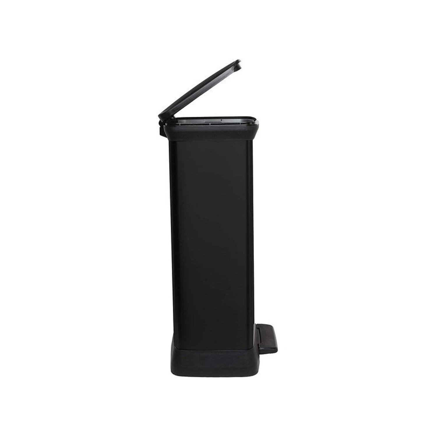 Curver Kibiras su pedalu Deco Bin, metalizuotas, 50 l, juodas