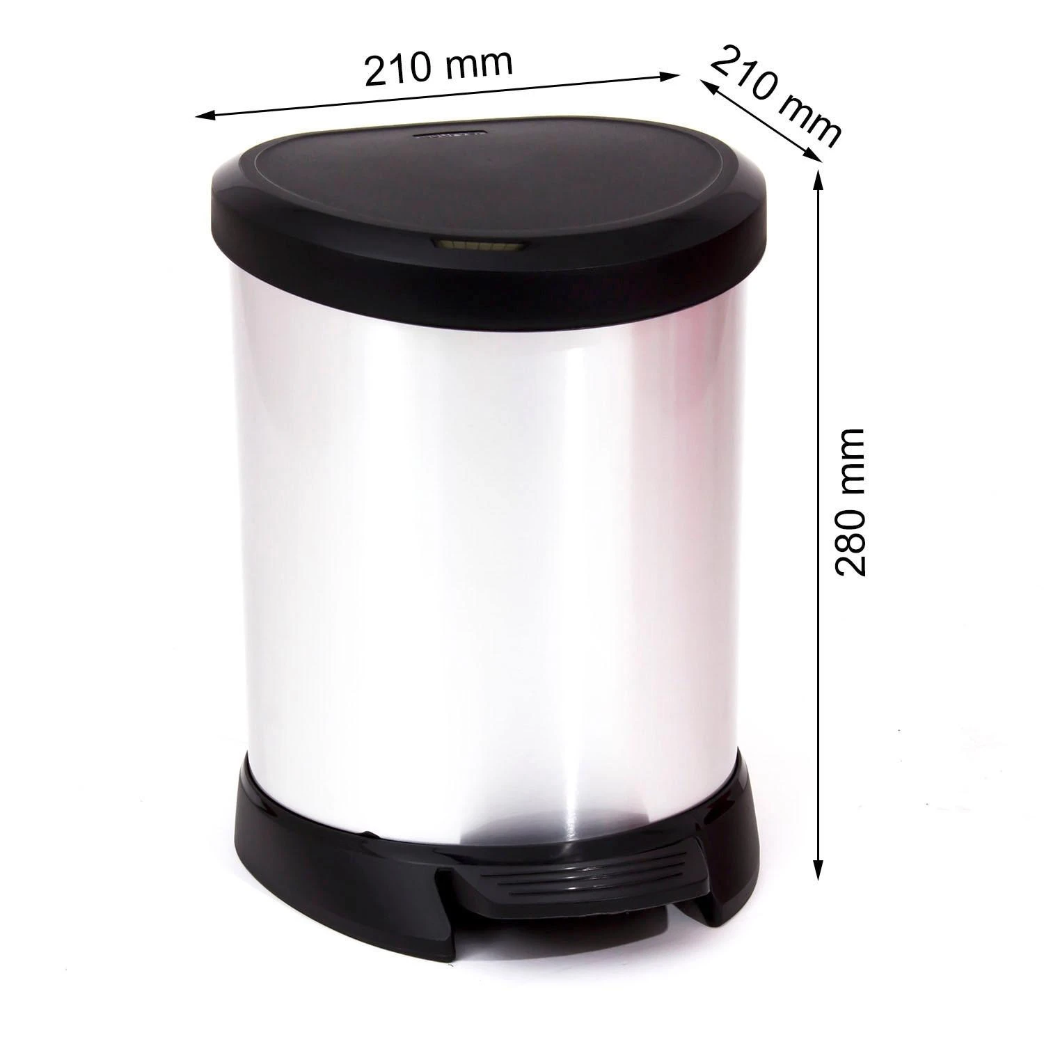 Šiukšliadėžė Curver Deco Pedal, 5L
