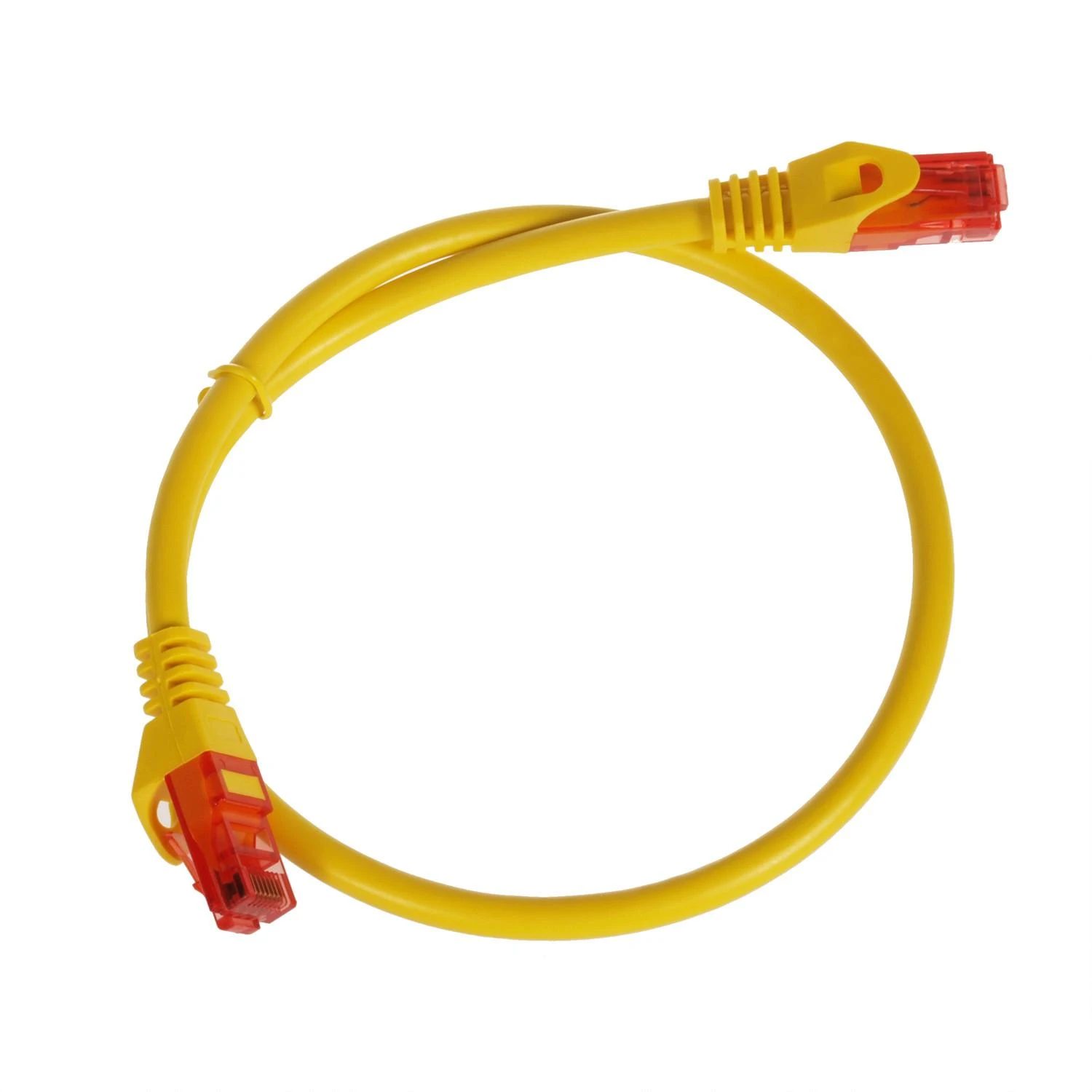 MACLEAN MCTV-300Y Maclean MCTV-300Y Patchcord UTP cat6 Kabelio kištukas-kištukas 0,5m geltonas