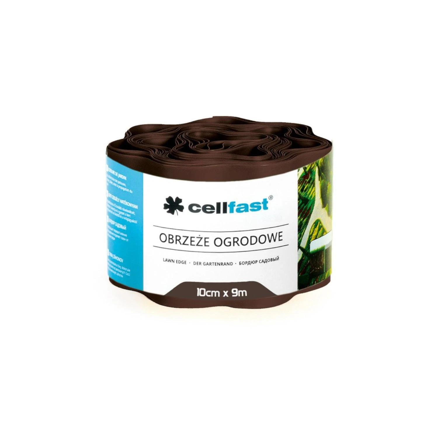 CELLFAST OBRZEŻE OGRODOWE BRĄZ 10cm x 9m