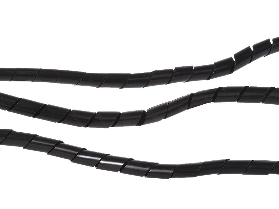 Maclean MCTV-685 B 43133 Kabelio maskavimo dangtelis (8,7 * 10 mm) 3 m juodas spiralinis