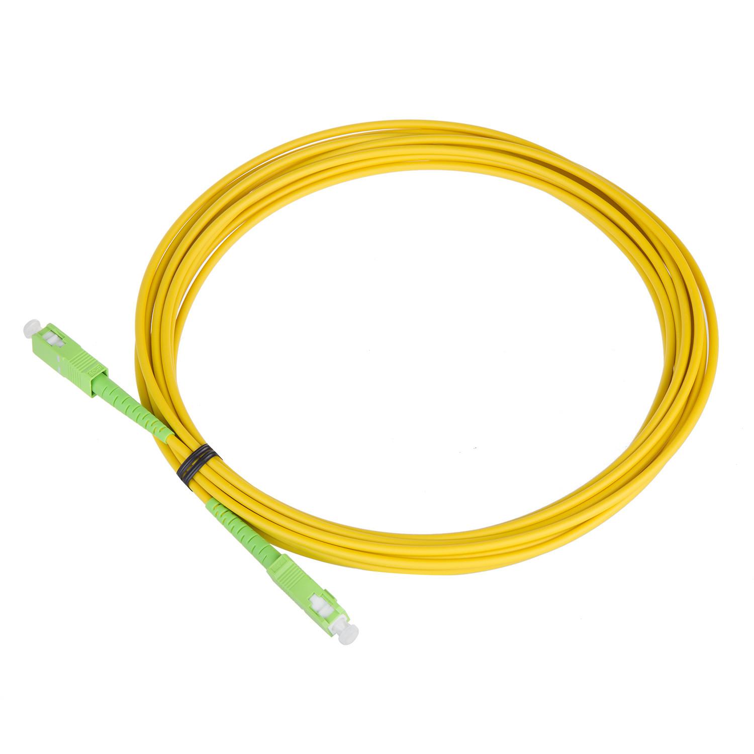 Patchcord „Maclean“ šviesolaidinis jungiamasis laidas, SC/APC-SC/APC, vienmodis, 3 m ilgio, simpleksinis, G657A2, MCTV-433