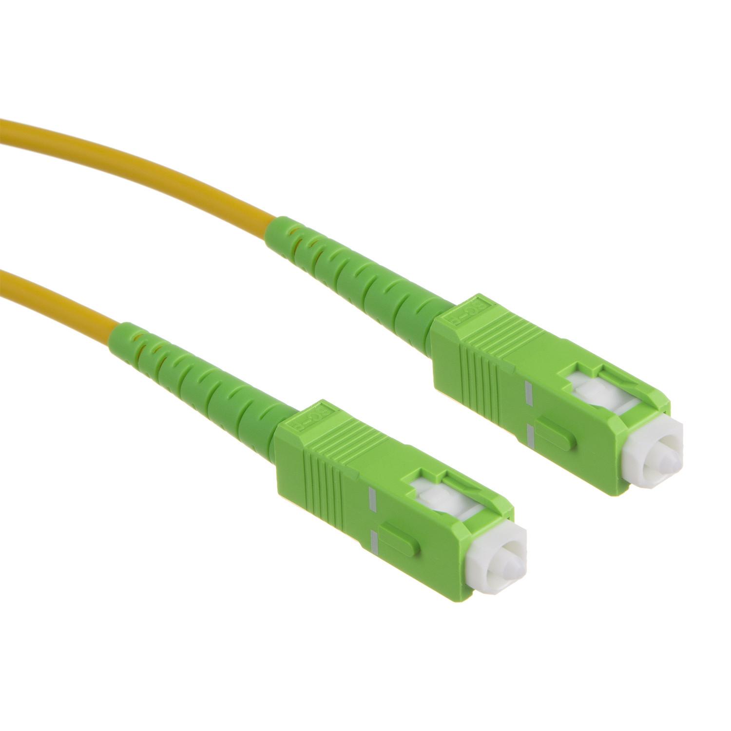 Patchcord „Maclean“ šviesolaidinis jungiamasis laidas, SC/APC-SC/APC, vienmodis, 3 m ilgio, simpleksinis, G657A2, MCTV-433