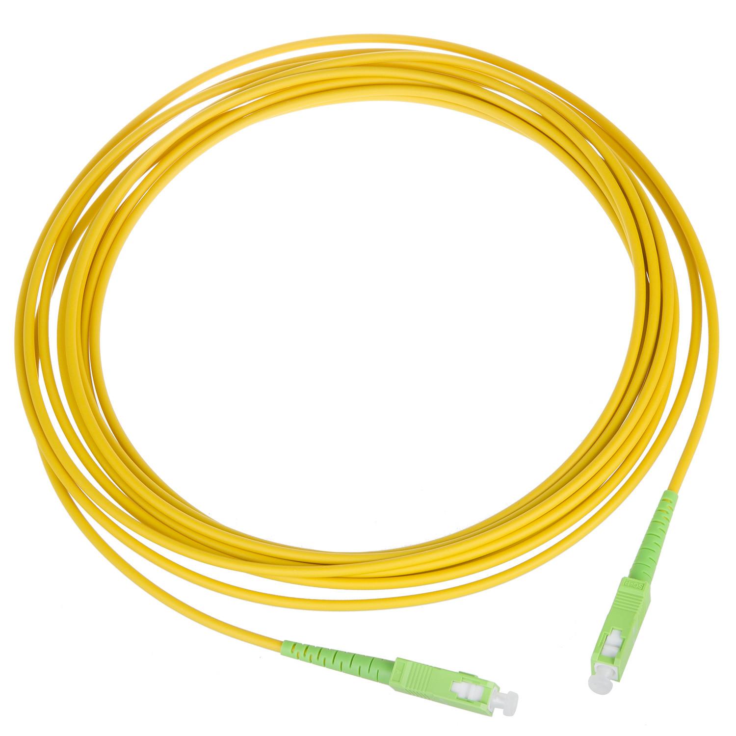 Patchcord „Maclean“ šviesolaidinis jungiamasis laidas, SC/APC-SC/APC, vienmodis, 3 m ilgio, simpleksinis, G657A2, MCTV-433