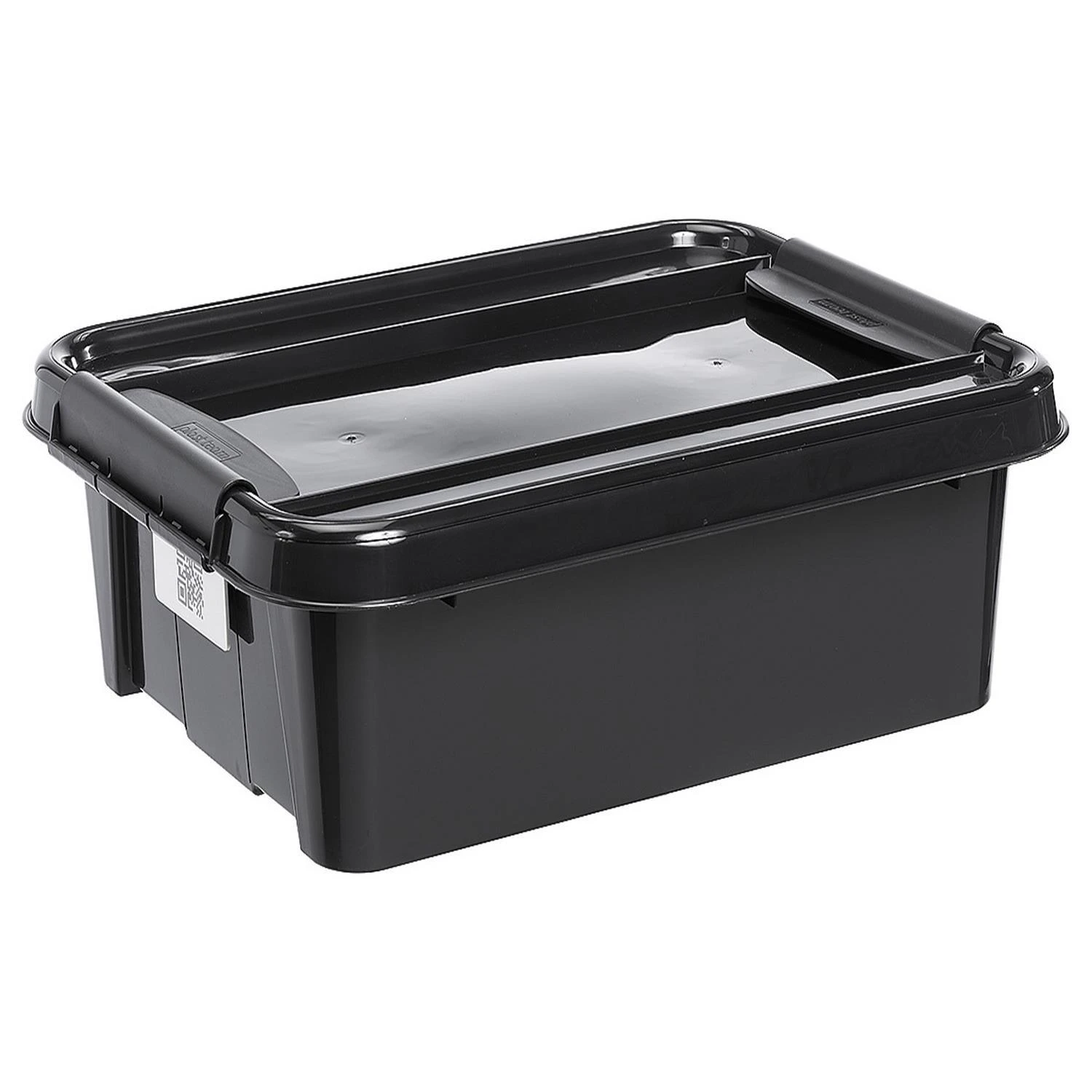 Plast Team Pojemnik PlastTeam ProBox Recycle QR 21L juodas konteineris su dangteliu