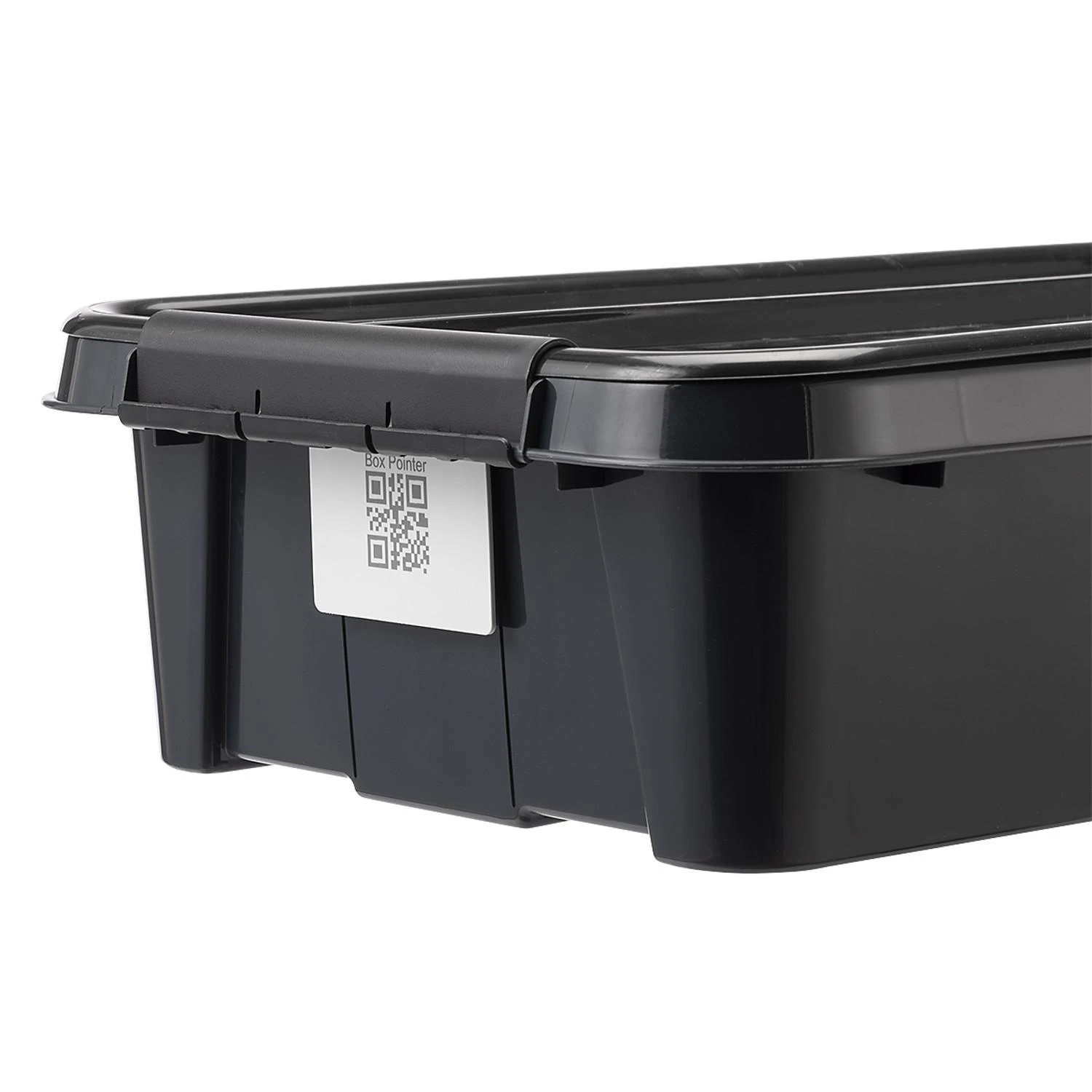 Plast Team Pojemnik PlastTeam ProBox Recycle QR 31L juodas konteineris po lova su dangčiu
