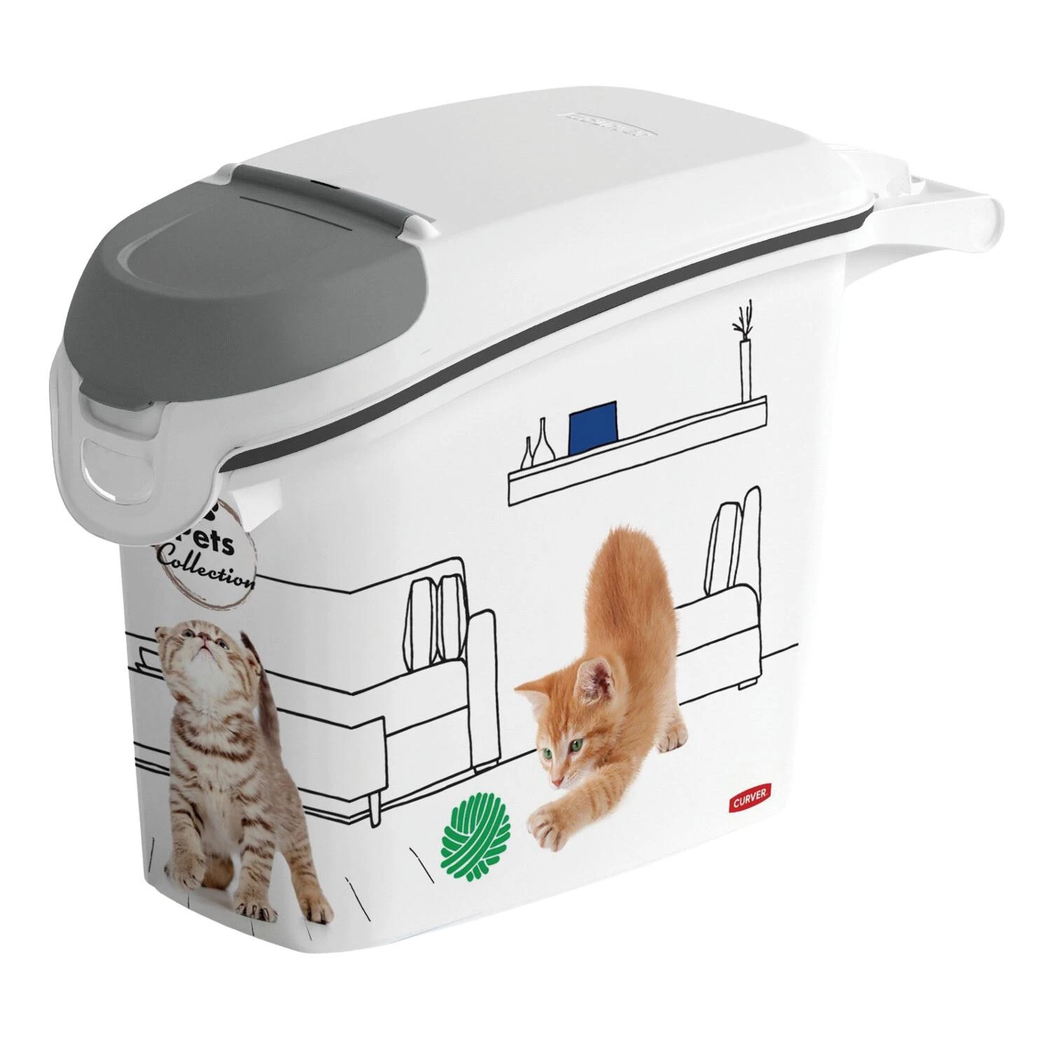 Pojemnik Curver PetLife kraiko laikymo konteineris 6kg / 15 l