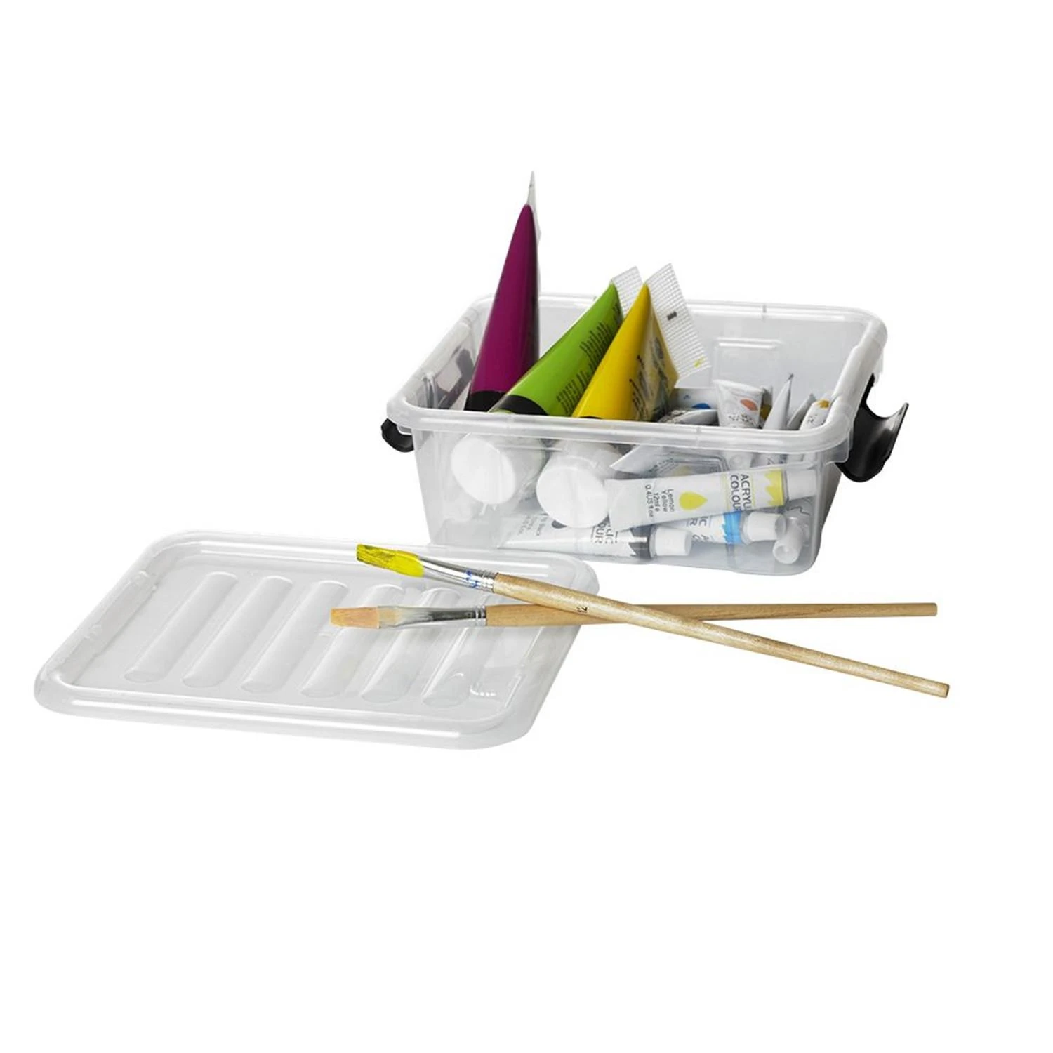 Plast Team Dėžė Home Box, su dangčiu, PPR/PPC, 1,5 l, 20,5 x 17 cm, H 7,2 cm, vnt