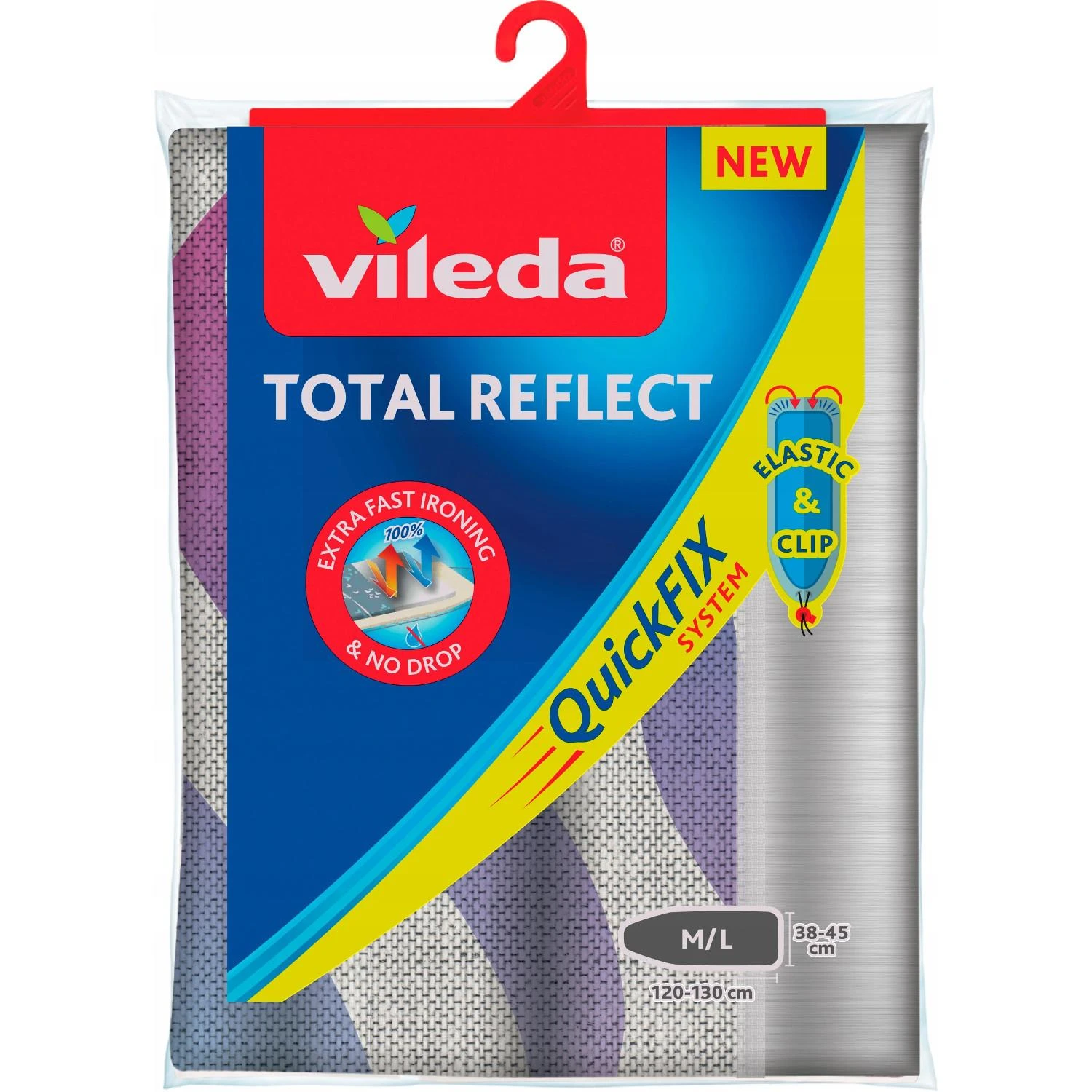VILEDA TOTAL REFLECT Lyginimo lentos užvalkalas
