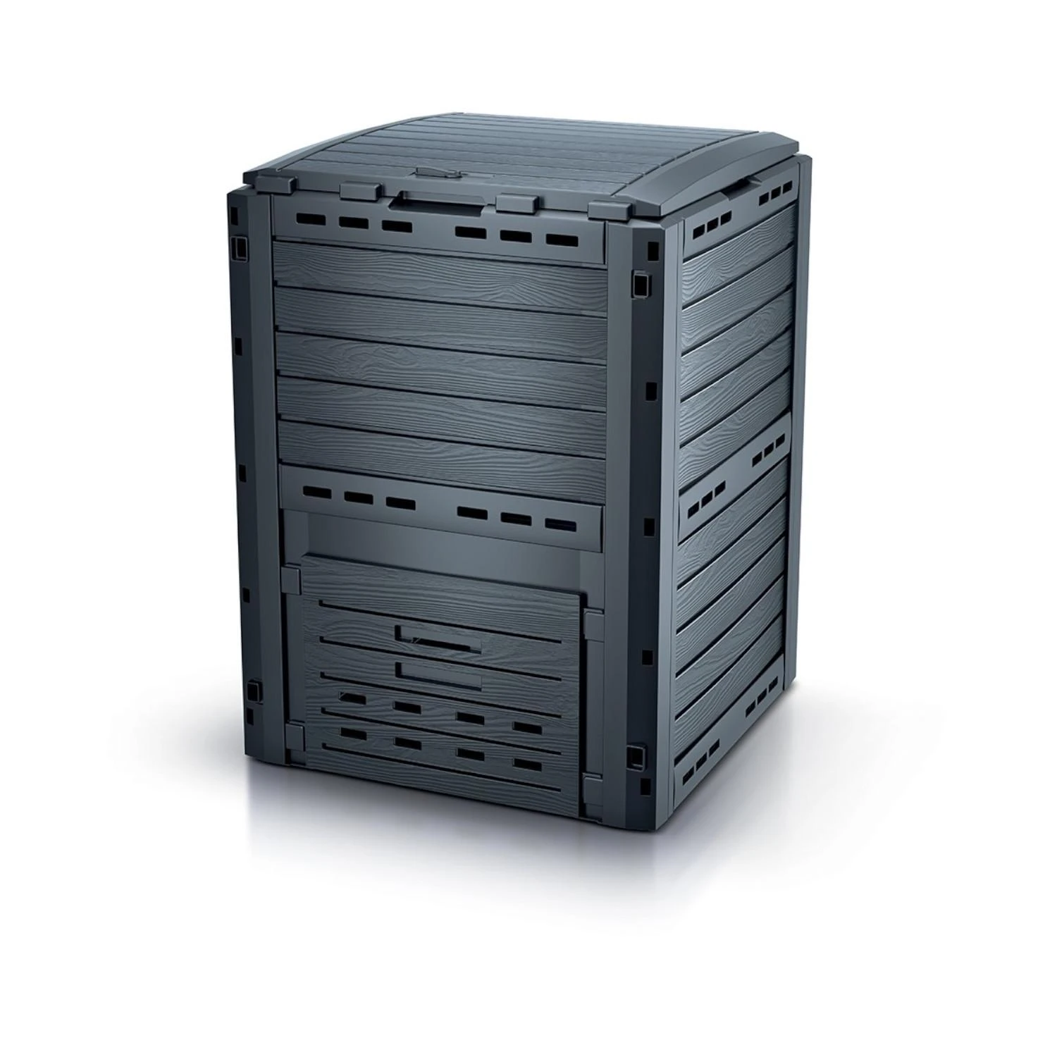 Prosperplast IKST280-S433 "Compogreen Woody" komposto dėžė 280L, antracito spalvos
