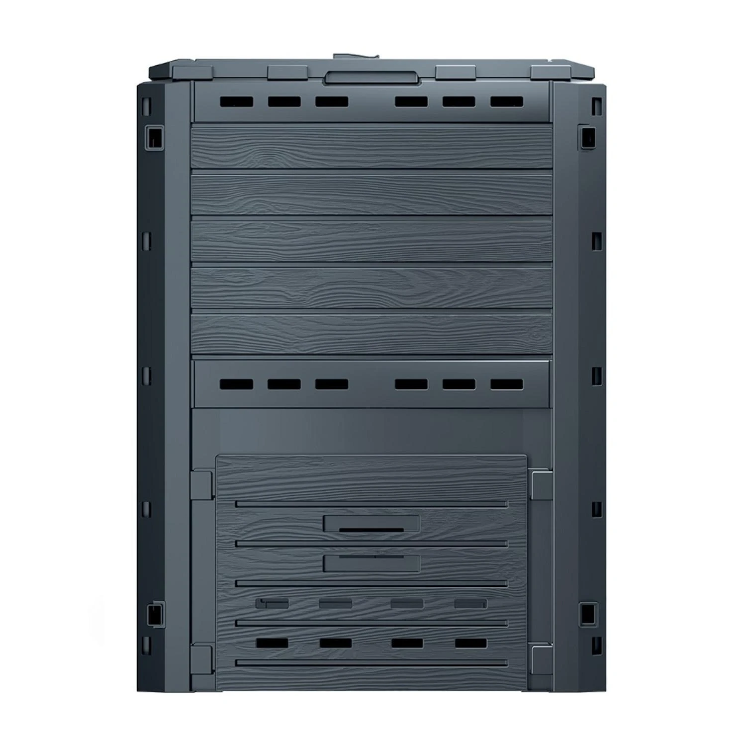 Prosperplast IKST280-S433 "Compogreen Woody" komposto dėžė 280L, antracito spalvos