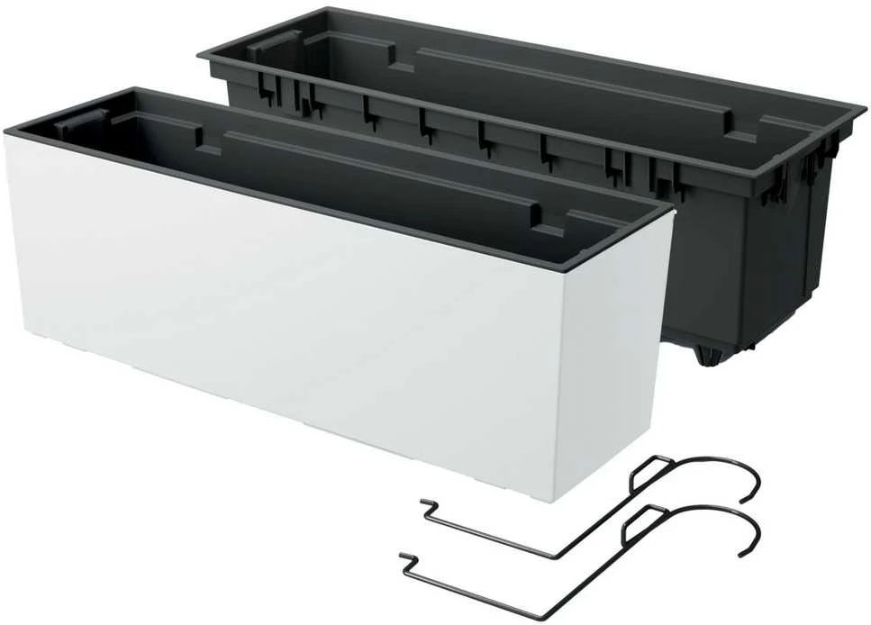 Prosperplast <div class="int_ce_html">Gėlių vazonas su kabliukais Urbi Case DUC600W baltas</div>