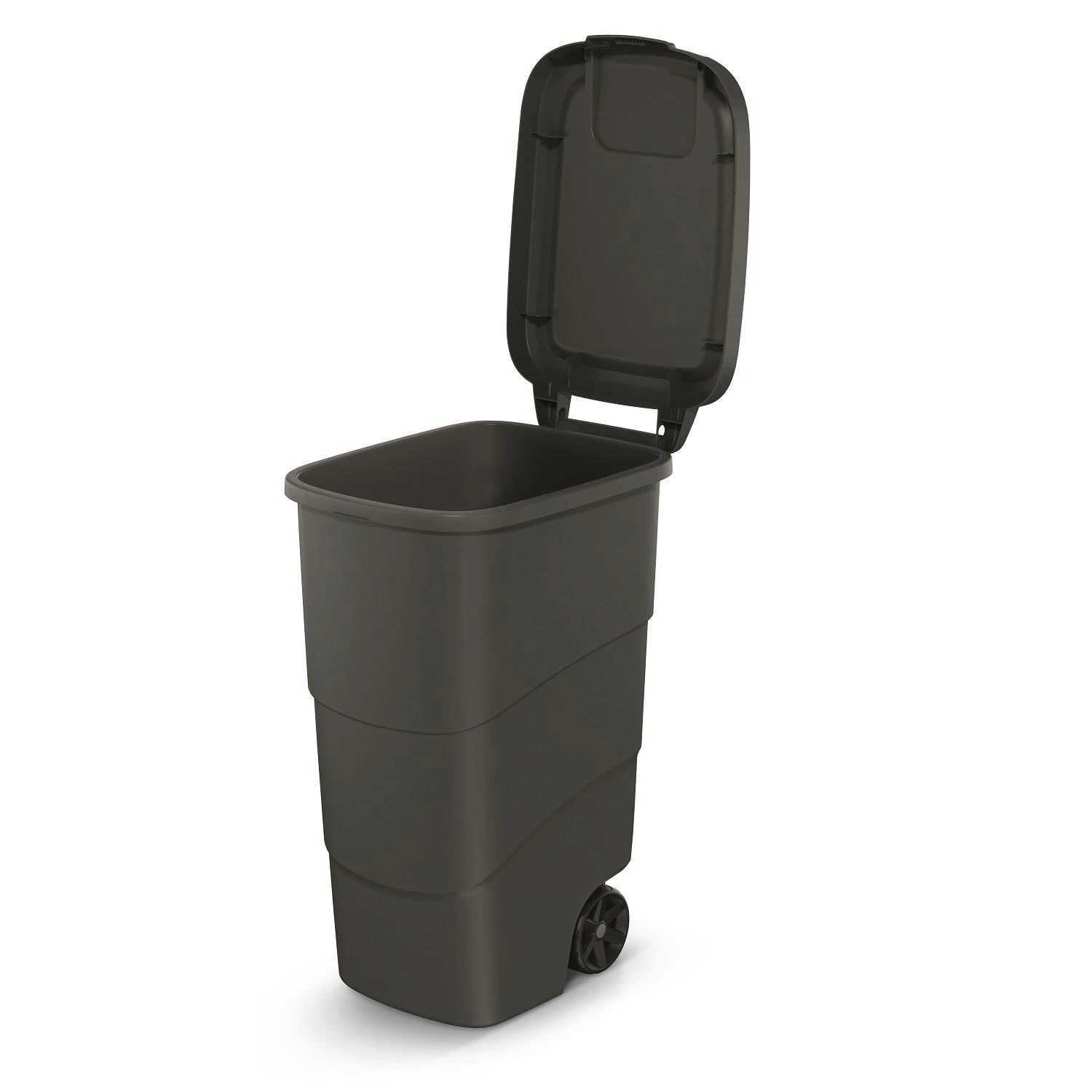 Prosperplast atliekų konteineris WHEELER 90 L su ratykais,  juodos spalvos