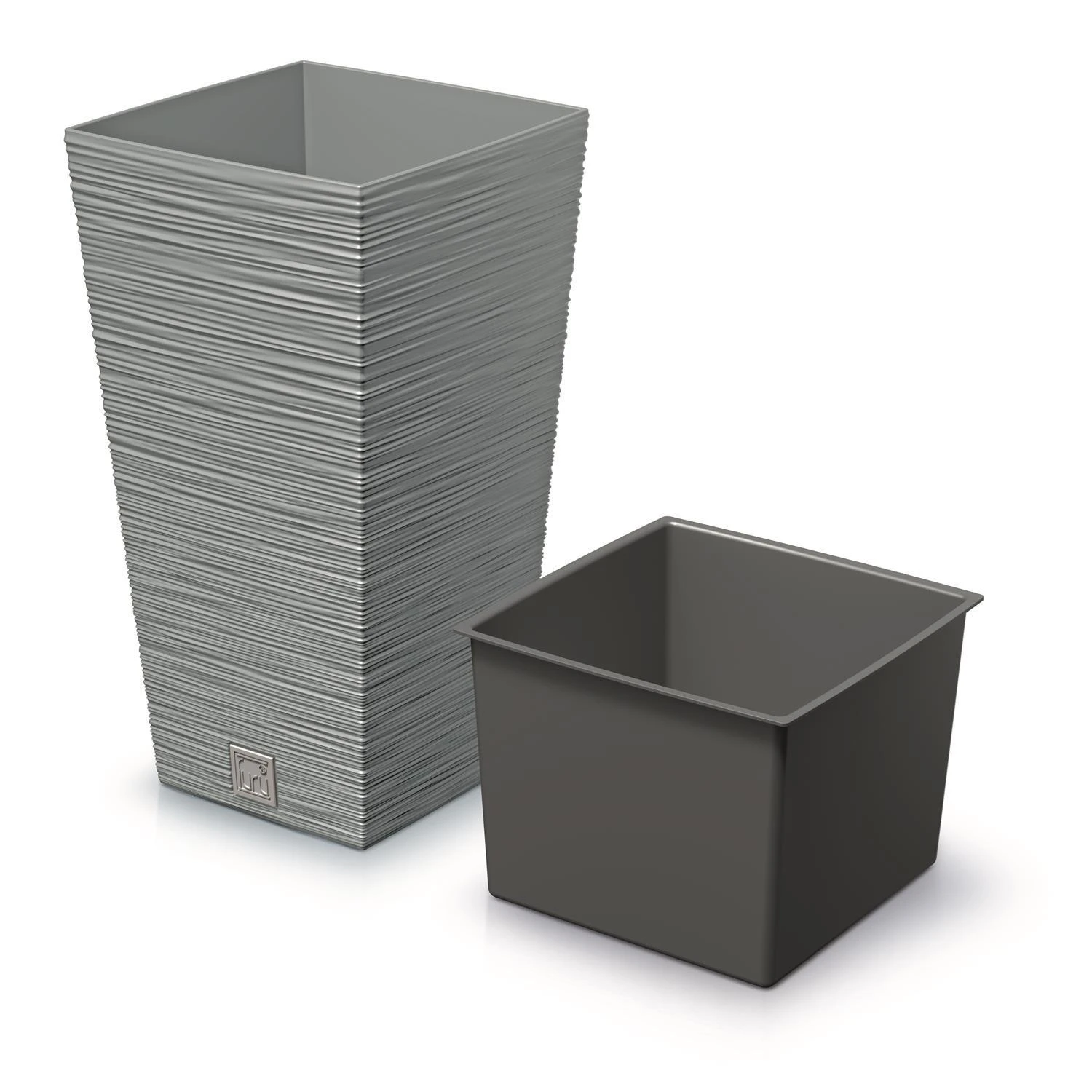 Prosperplast Doniczka FURU SQUARE DFSH200 vazonas - betonas