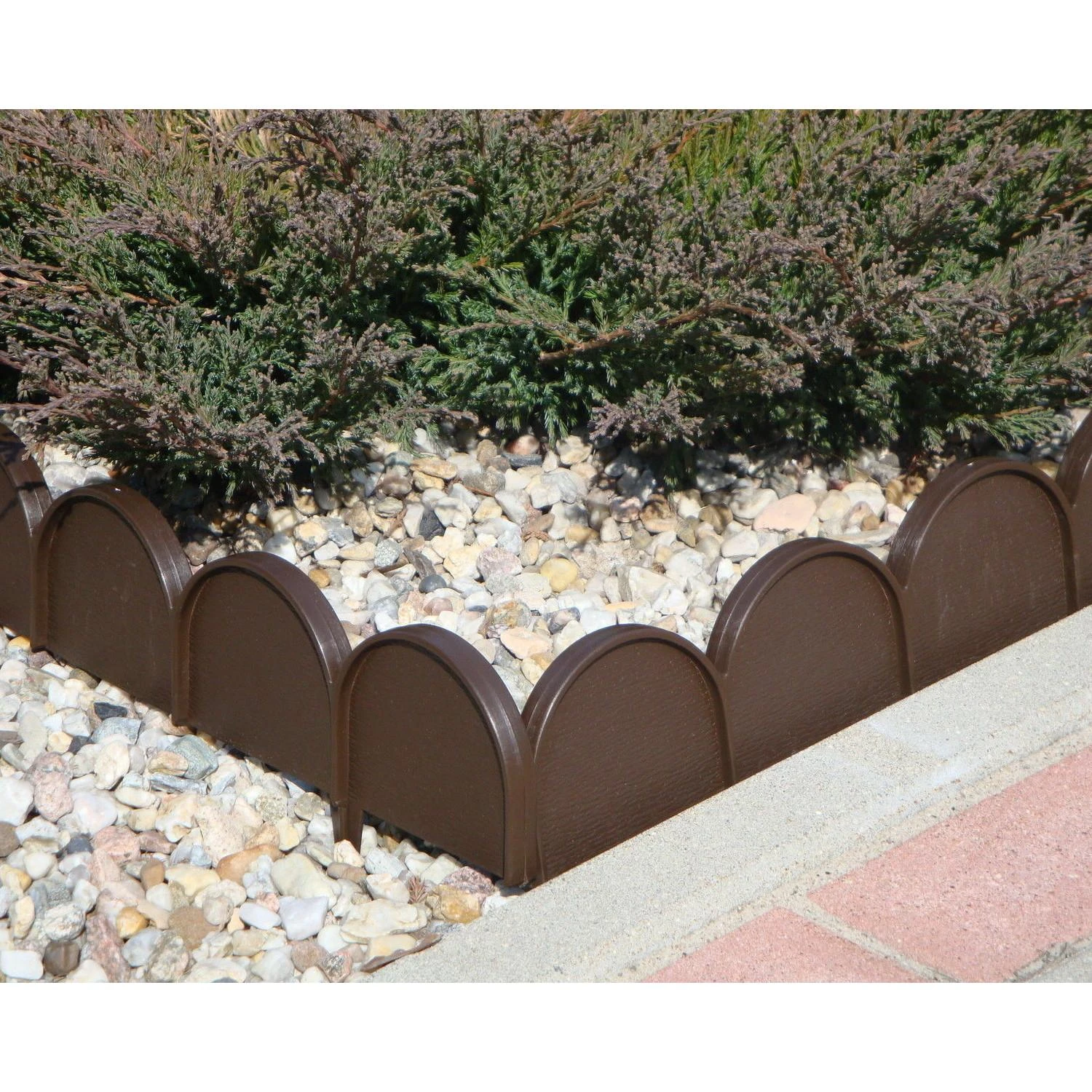 PROSPERPLAST SODO KRAŠTAS 10m GARDEN LINE RUDAS