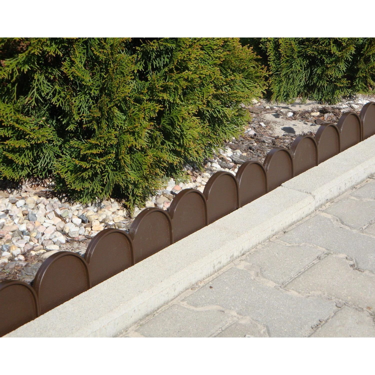 PROSPERPLAST SODO KRAŠTAS 10m GARDEN LINE RUDAS