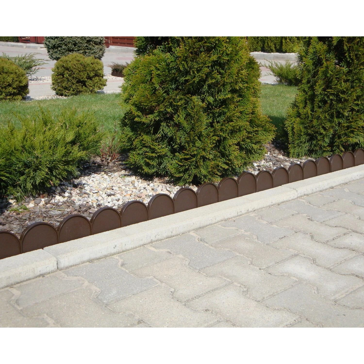 PROSPERPLAST SODO KRAŠTAS 10m GARDEN LINE RUDAS