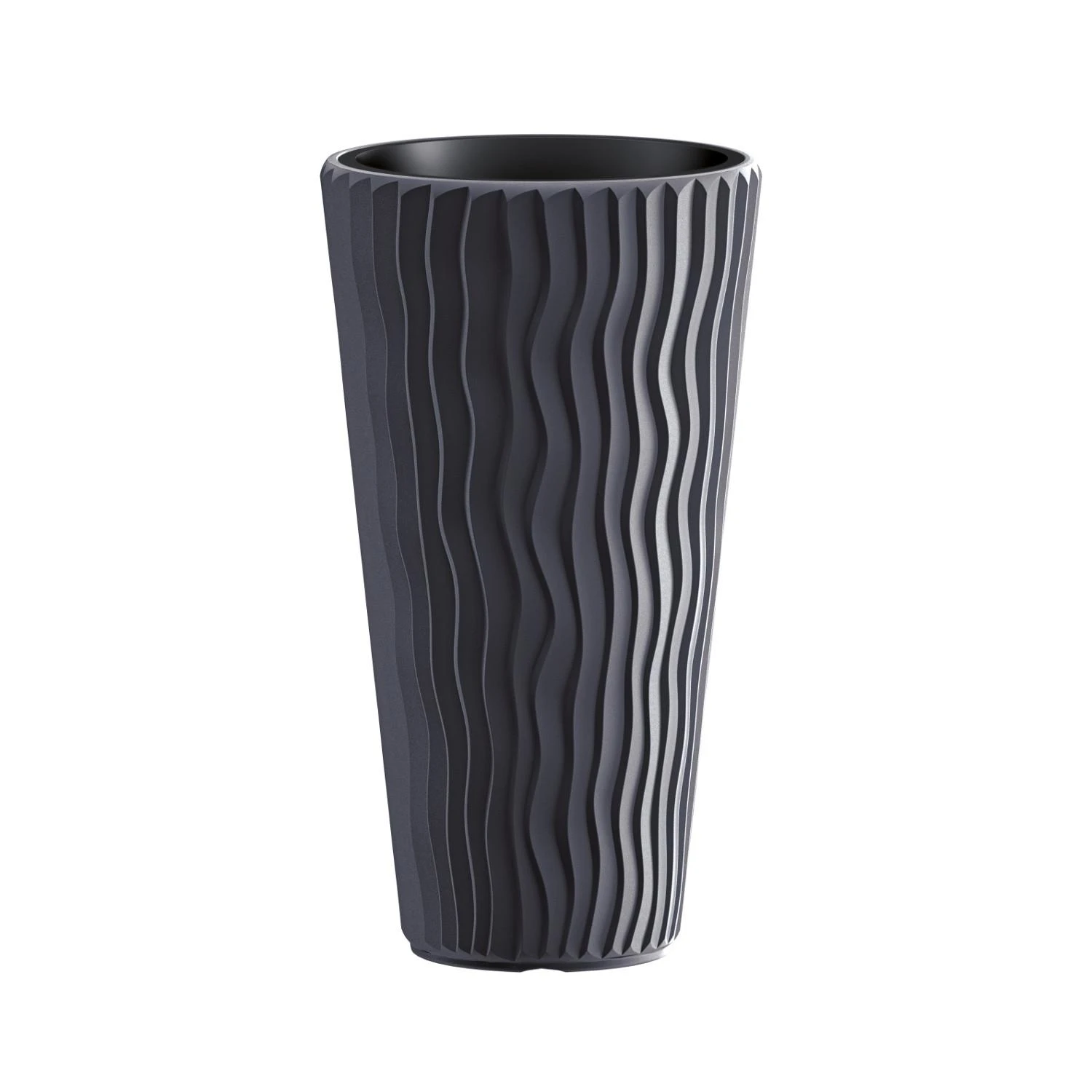 Plastikinis vazonas Prosperplast Sandy Slim, Ø39 cm