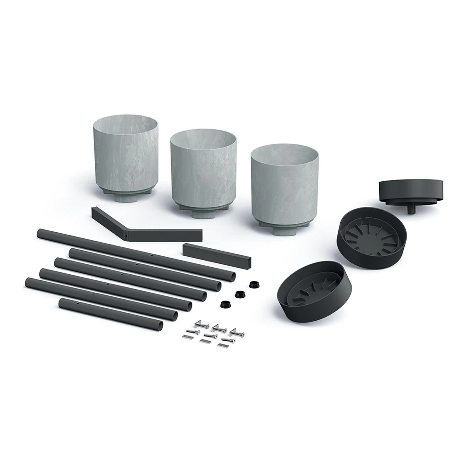 Prosperplast Gėlynas BLOOMIE STAND - betoninis