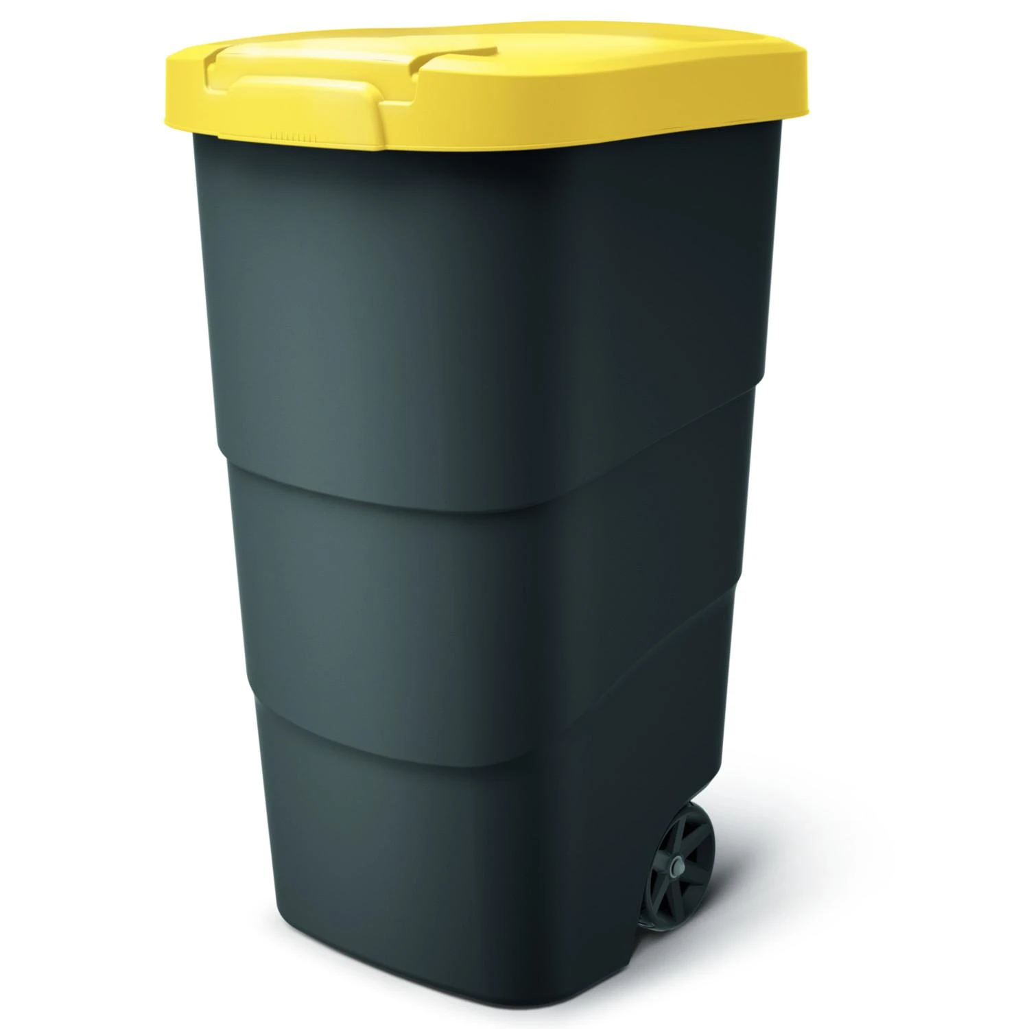 Prosperplast KEDEN ŠIUKŠLIŲ DĖŽĖ WHEELER 110 L – GELTONA