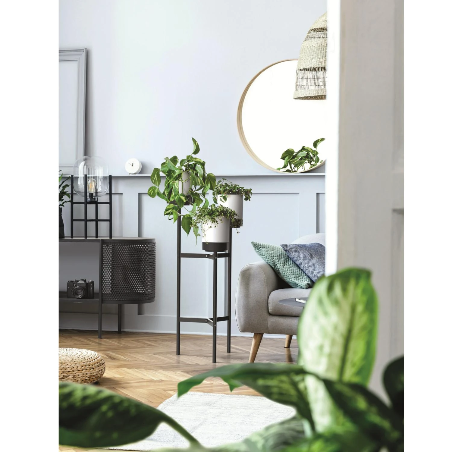 Prosperplast Kwietnik BLOOMIE STAND gėlių stovas - baltas