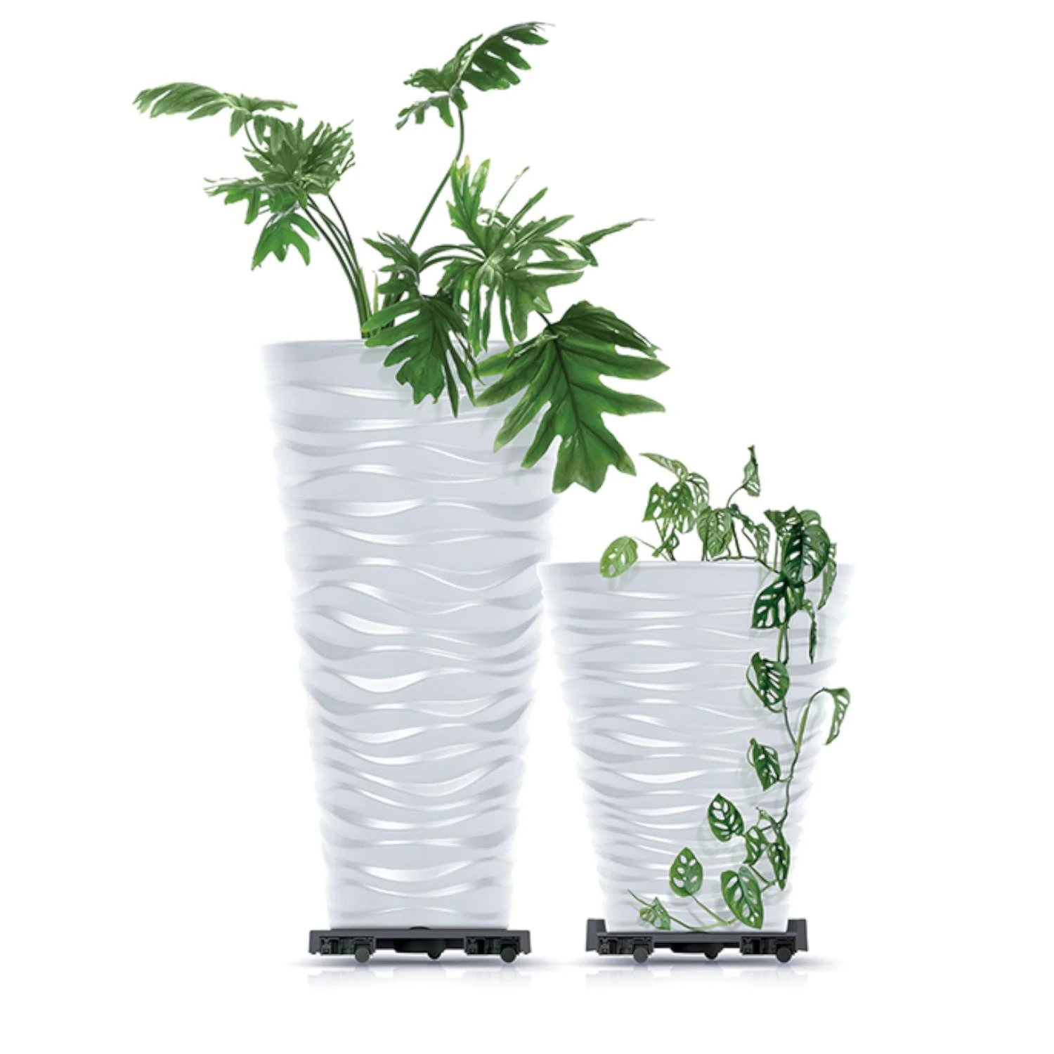 Prosperplast Gėlių vazonų laikiklis ant ratukų 30 cm