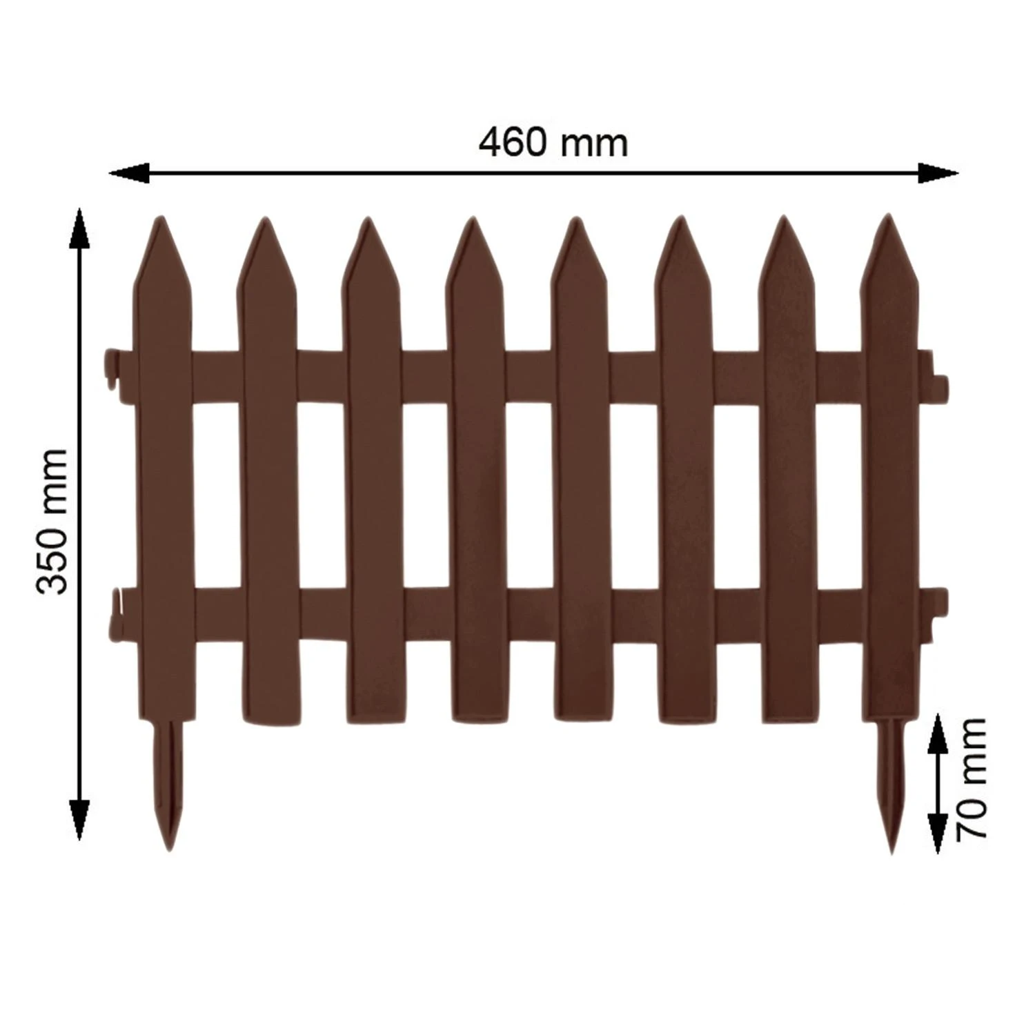 PROSPERPLAST SODO TVORELĖ 3,2m GARDEN CLASSIC RUDA