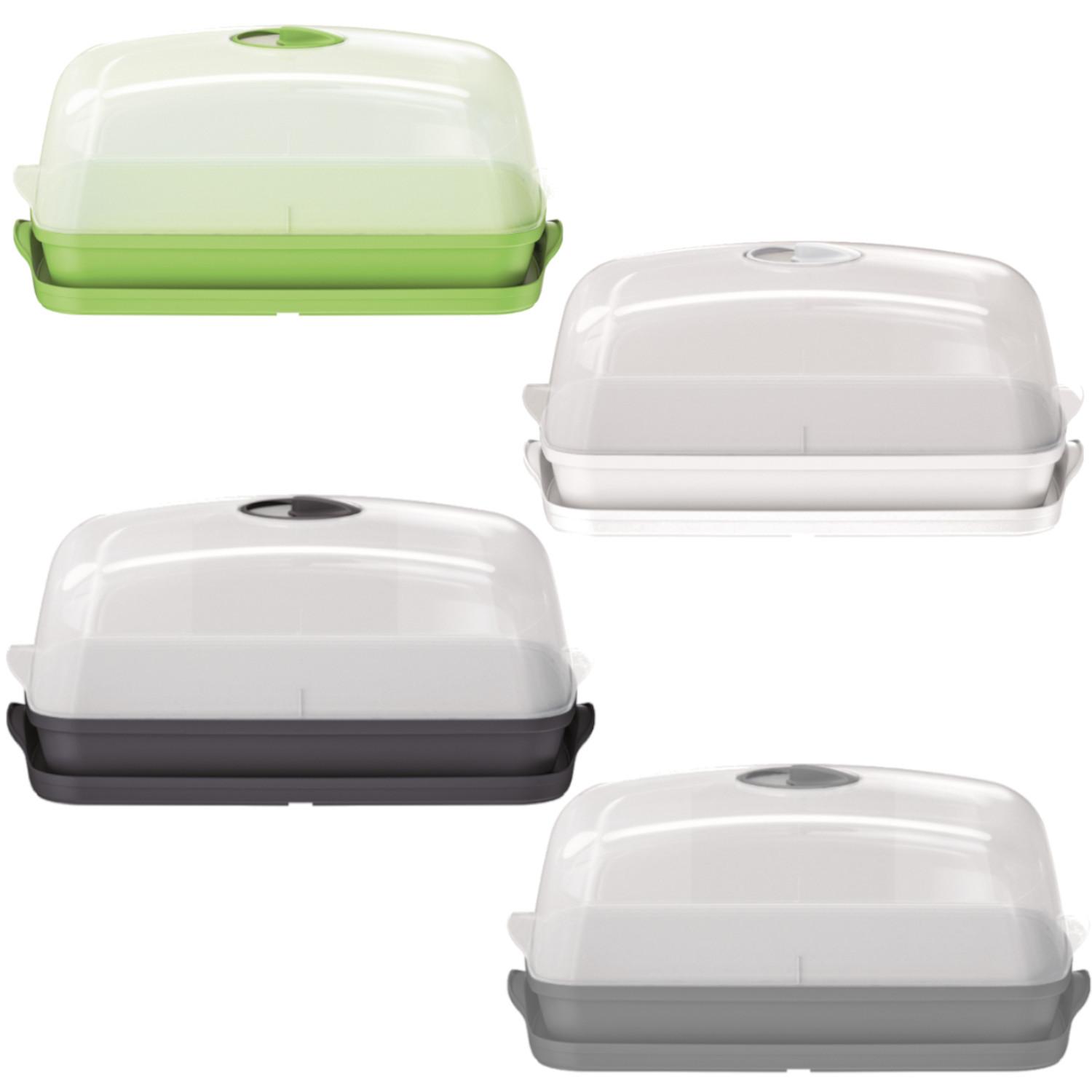 Prosper Plast DLOFR250-S433 - Vaso da fiori Lofly, 24,5 x 24,5 x 22,5 cm, colore antracite, 12 pezzi