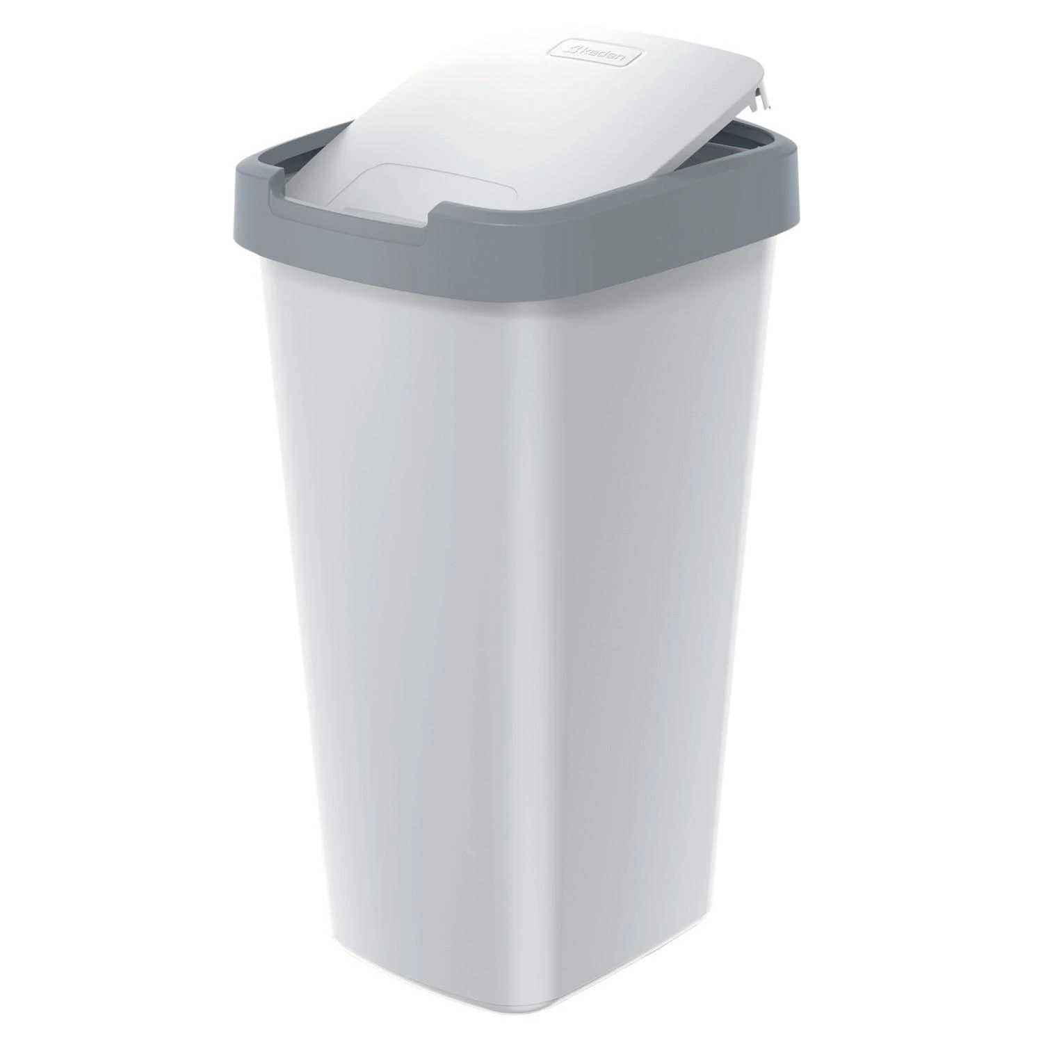 Prosperplast Krepšys COMPACTA Q šiukšliadėžė - lygi pilka / uosio spalvos, 25 l, Keden