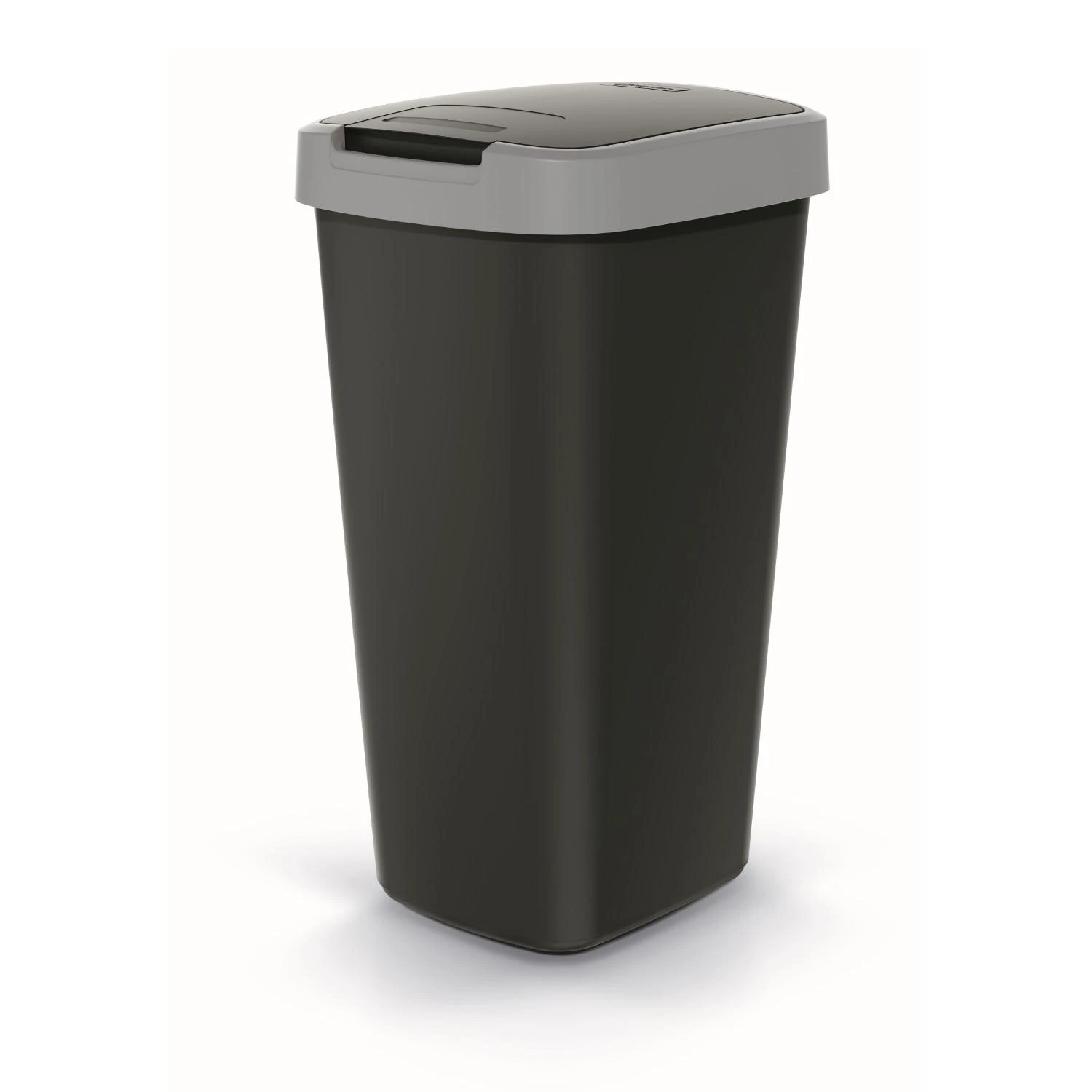 Prosperplast Šiukšliadėžė COMPACTA Q - smooth pilka 25l