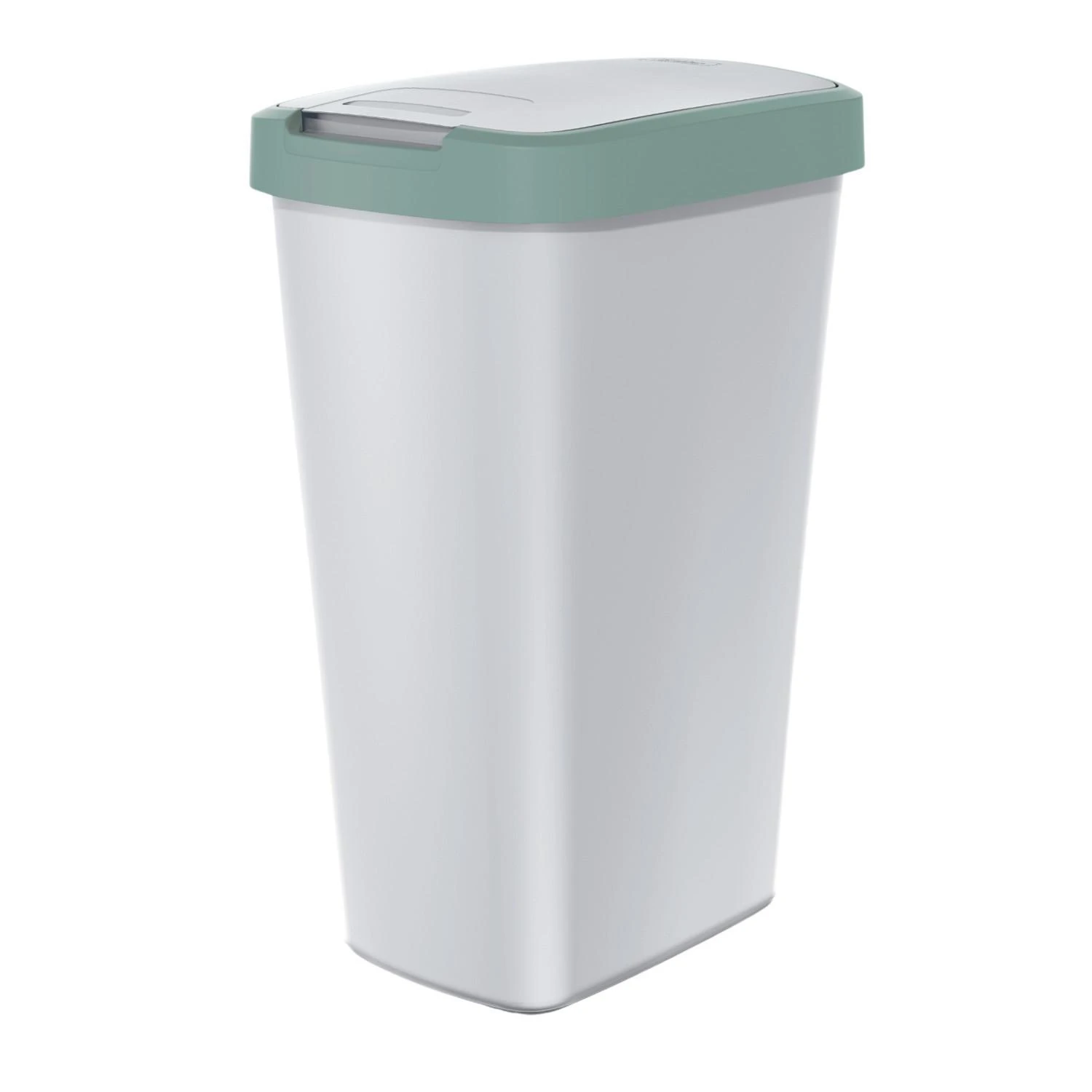 Prosperplast Krepšys COMPACTA Q šiukšliadėžė - šviesiai žalia / uosio spalvos, 45 l, Keden