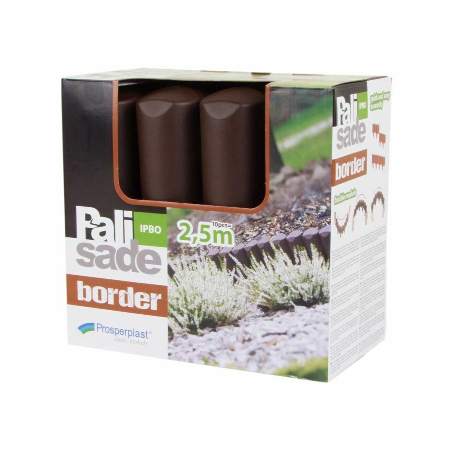 Prosperplast Palisade Garden Border 2500 x 228/130mm raudona (IPBO-R222)