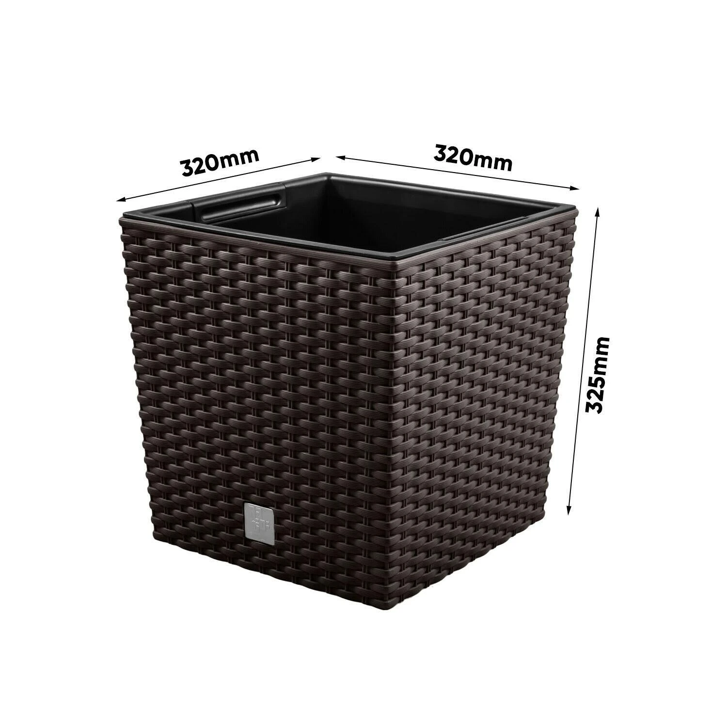 Prosperplast vazonas Rato Umber 32x32 cm