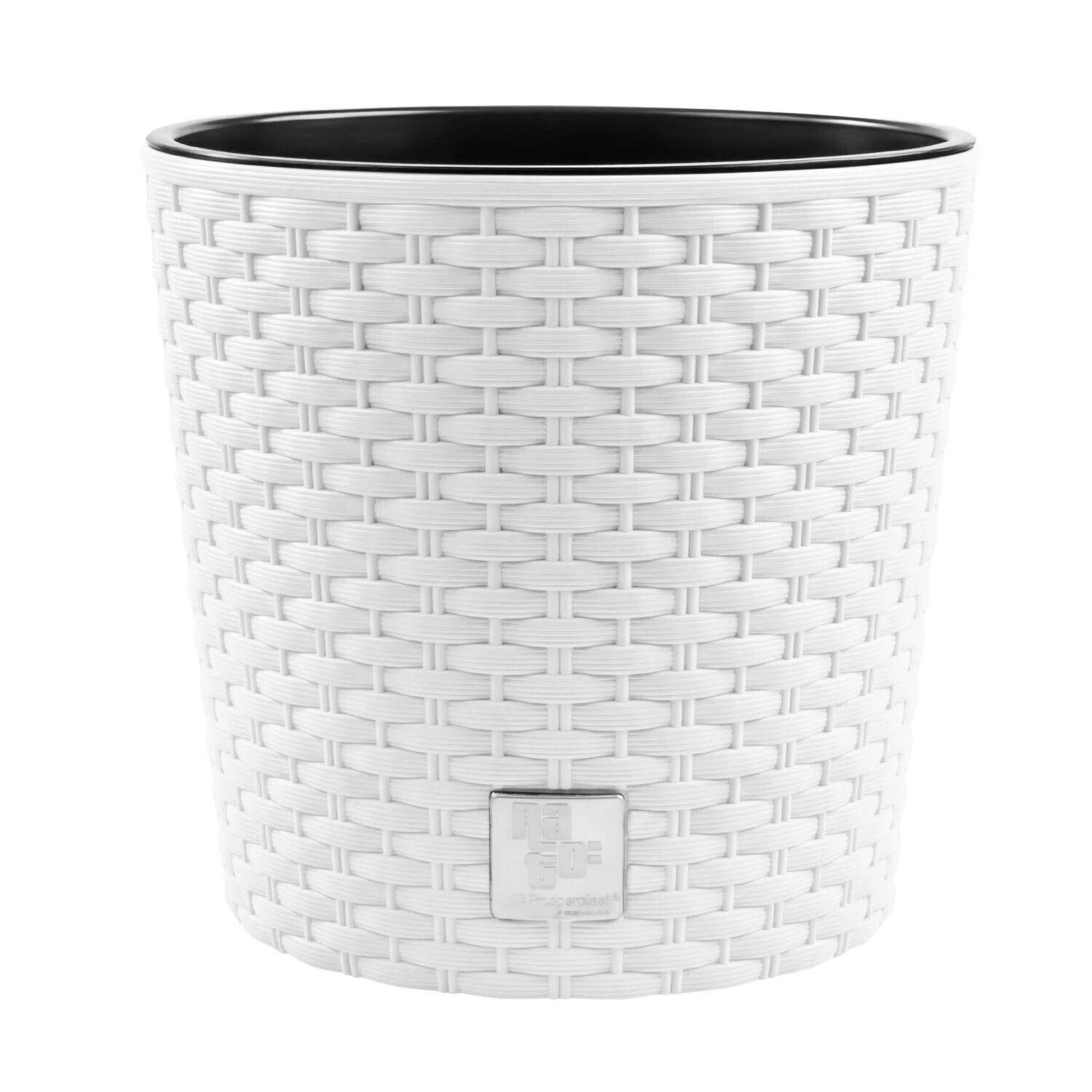 Prosperplast Vazonas su įdėklu Rato Round DRTUS300L baltas