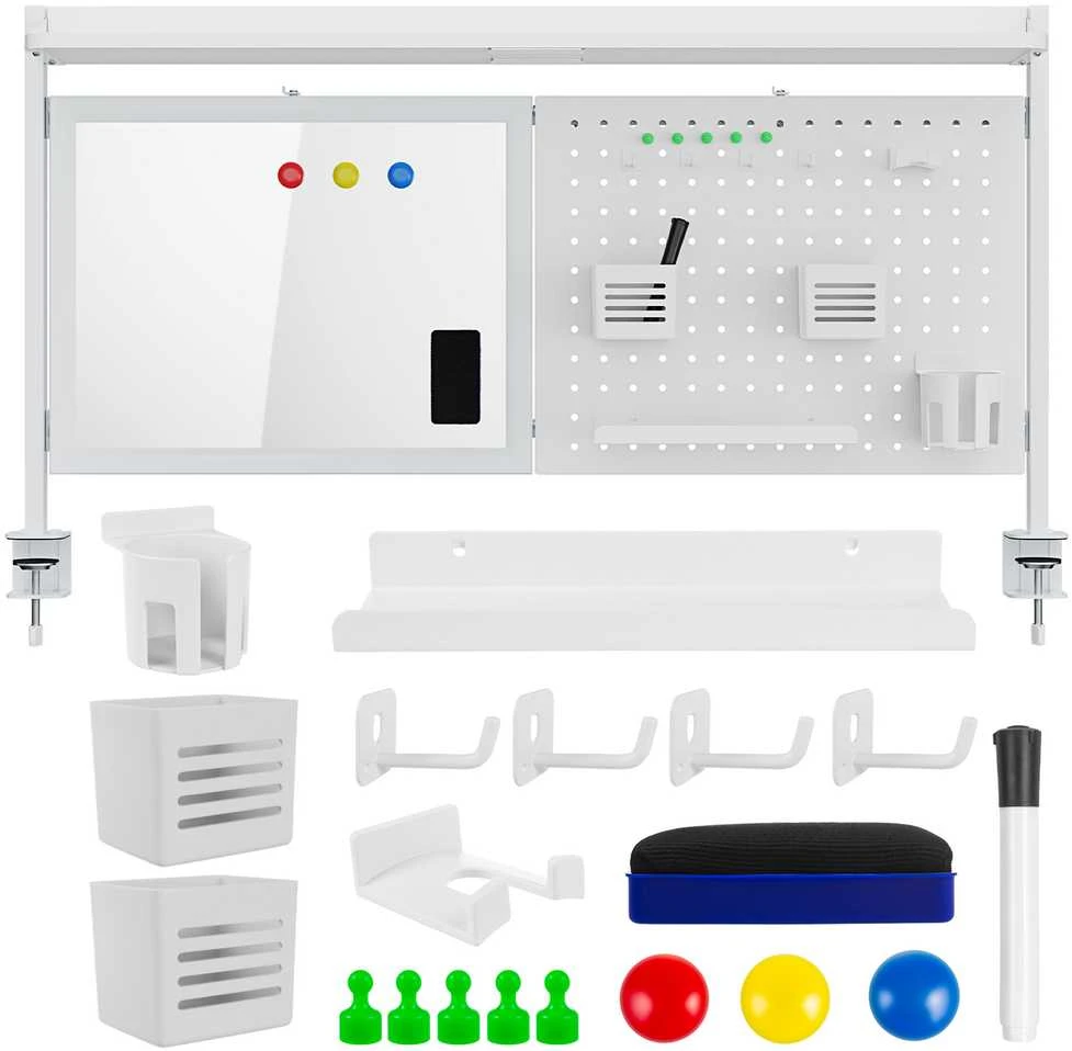 Ergo Office stalo pertvara / organizatorius, maksimali apkrova 10 kg, baltas lenta, plotis 1116 mm, baltas, ER-301 W