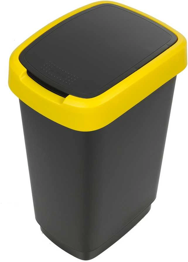 Atliekų Rūšiavimo Konteineriai - ROTHO Twist 3 x 25L Mėlyna, Juoda, Raudona, Žalia