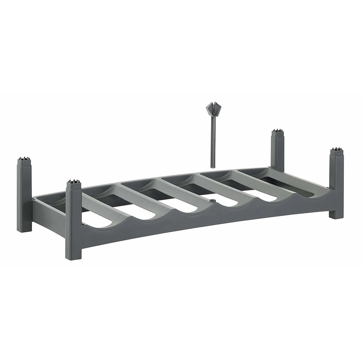 Vyno Stovas - ROTHO Vario Sulankstomas Stacking 6 Buteliams Antracito Spalvos