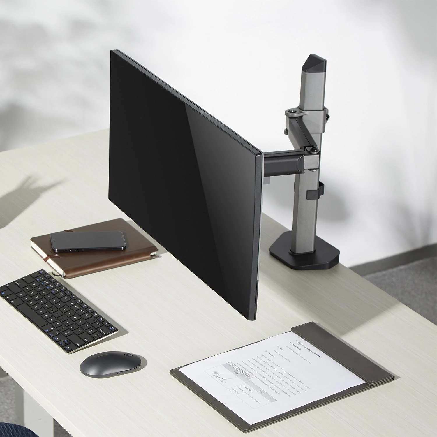 Laikiklis „Deluxe Ergo Office“ sulankstomas monitoriaus laikiklis, 17–32 colių, maks. 9kg, ER-448