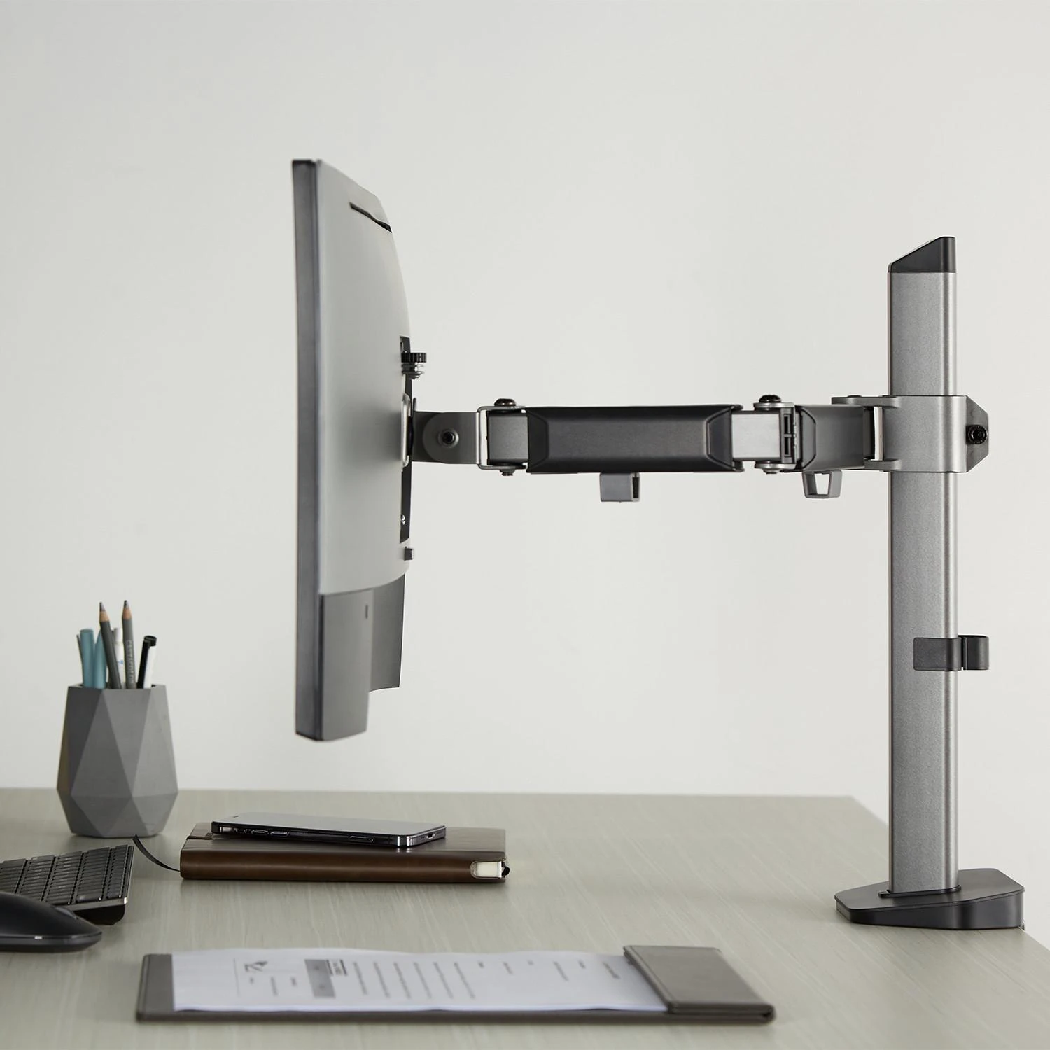 Laikiklis „Deluxe Ergo Office“ sulankstomas monitoriaus laikiklis, 17–32 colių, maks. 9kg, ER-448