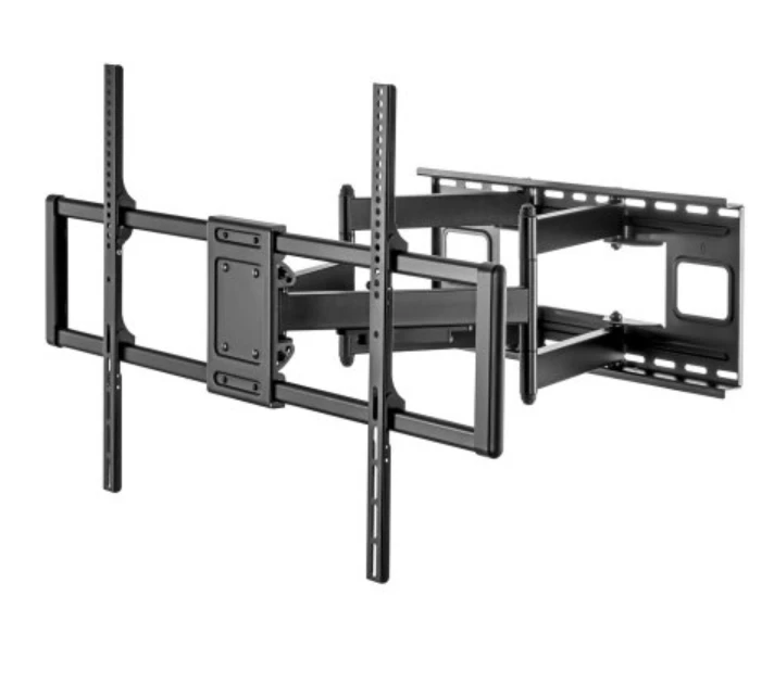 Sieninis televizoriaus laikiklis „Maclean MC-482“, 60–120″, iki 120 kg, juodas