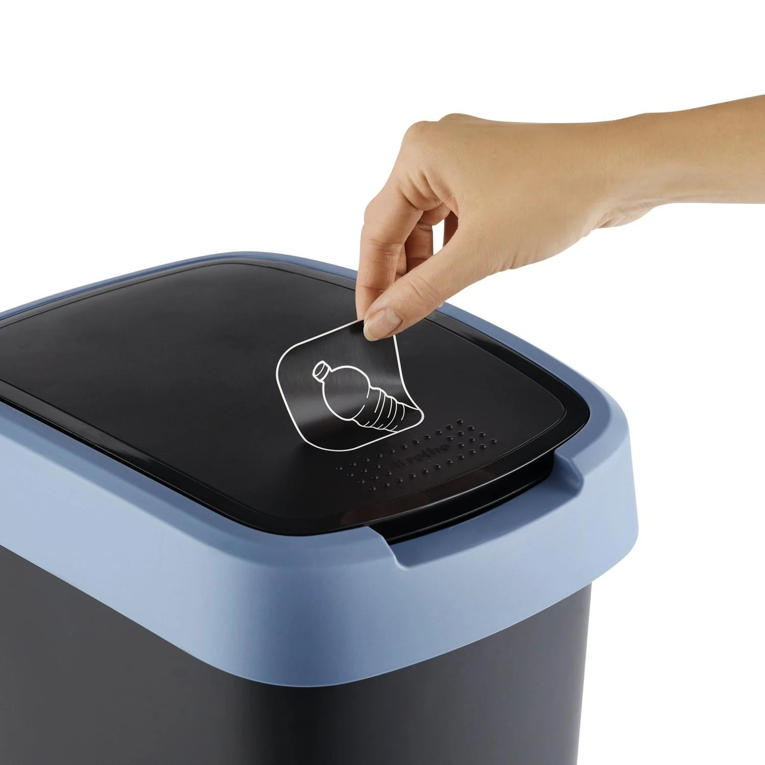 ROTHO Twist Mėlyna - trash bin – 50l