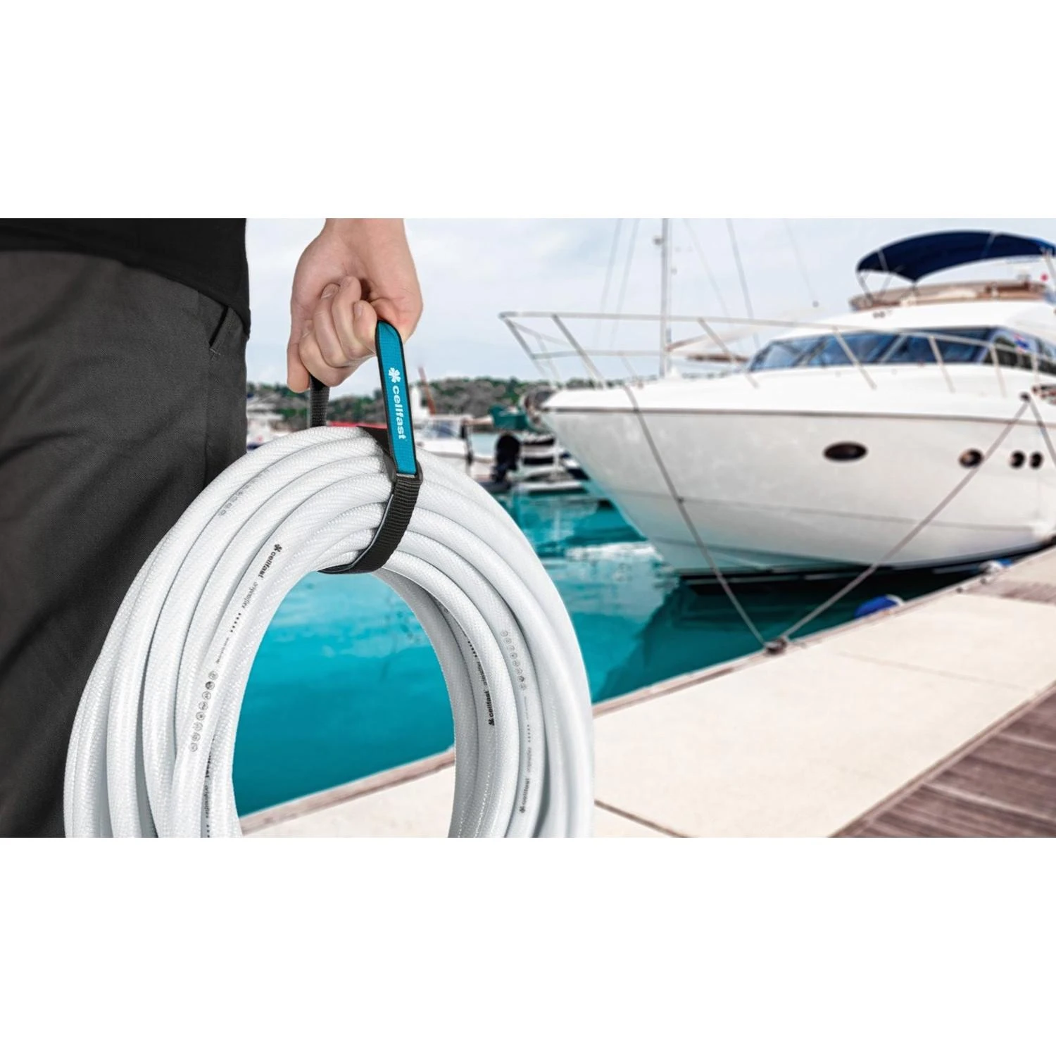 Sodo laistymo rinkinys - 1/2" - 20 M Yacht Prestige - CELLFAST ATSV Balta