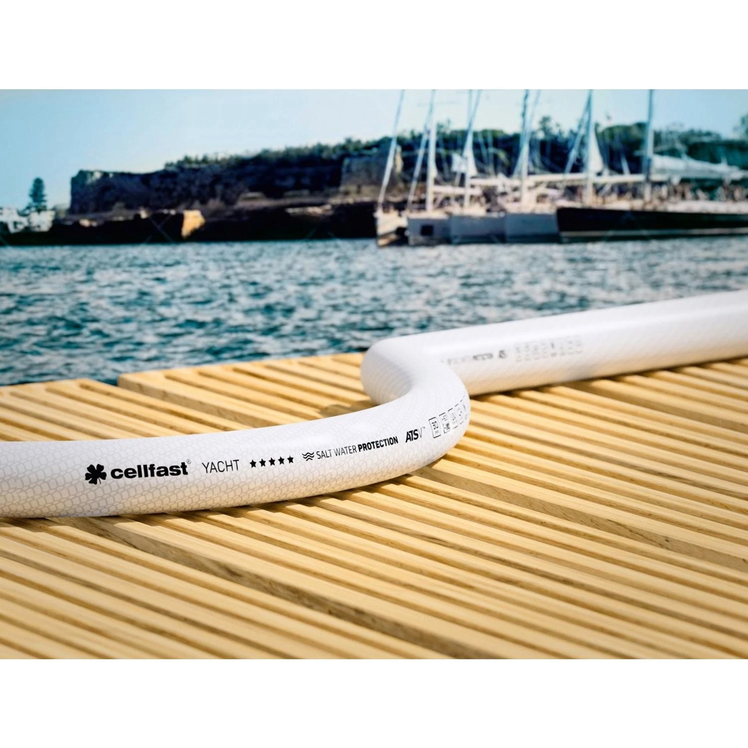 Sodo laistymo rinkinys - 1/2" - 20 M Yacht Prestige - CELLFAST ATSV Balta