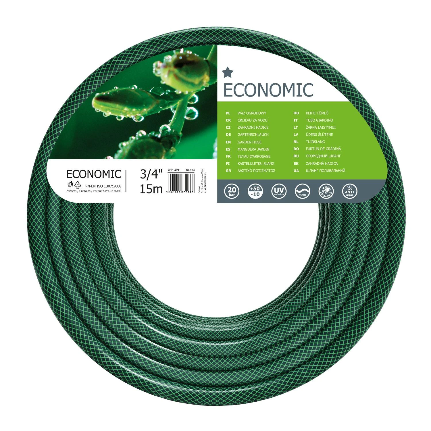 Wąż CELLFAST SODO ŽARNA ECONOMIC 3/4″ 15m…